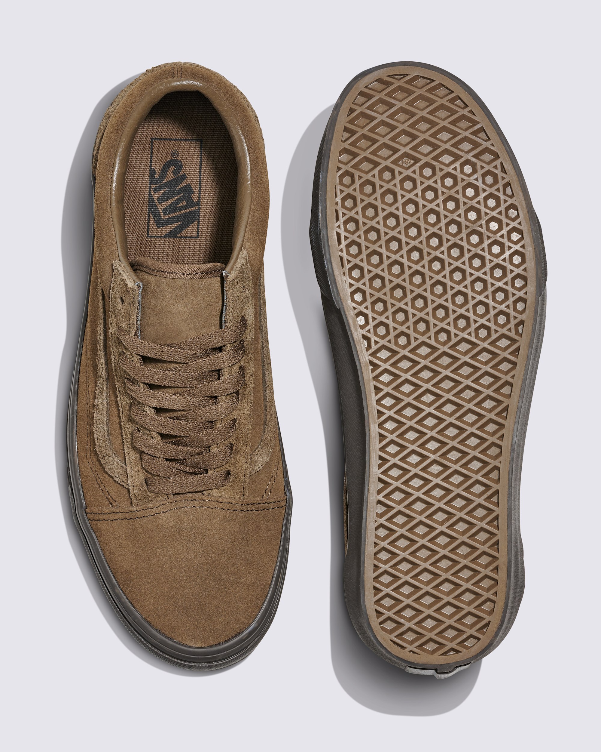 Old Skool Suede Shoe VANS Teak Brown ALT2