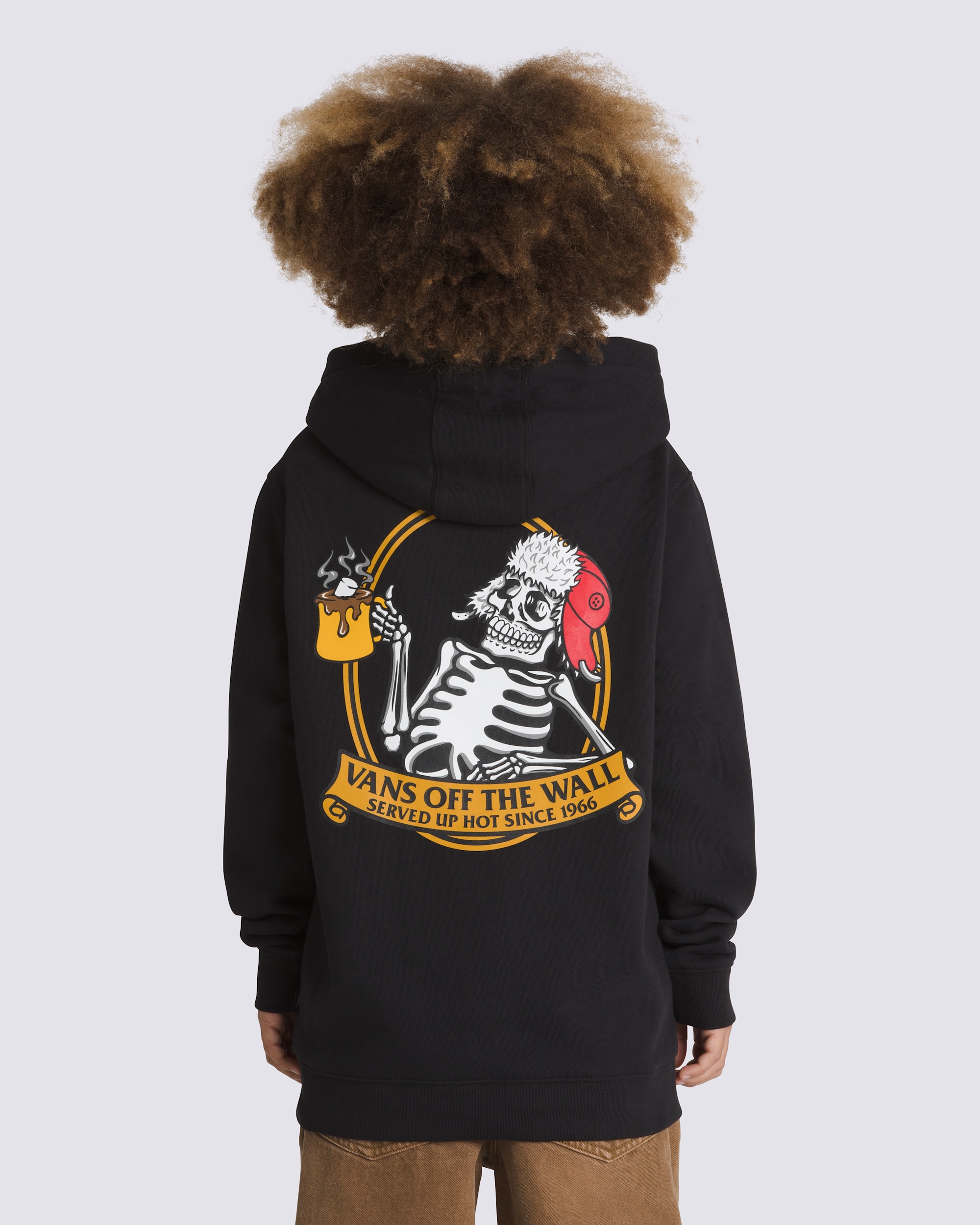 Kids Hot Mug Pullover Hoodie VANS Black HERO