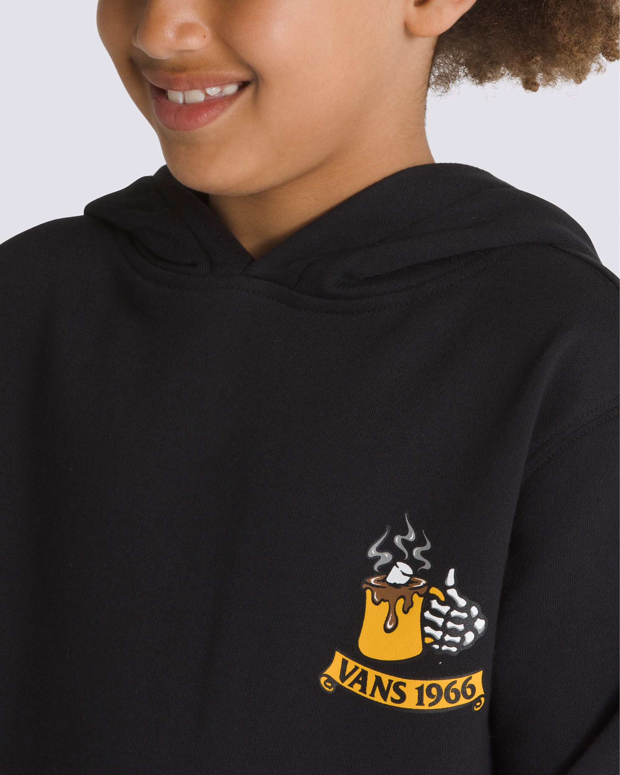 Kids Hot Mug Pullover Hoodie VANS Black ALT3