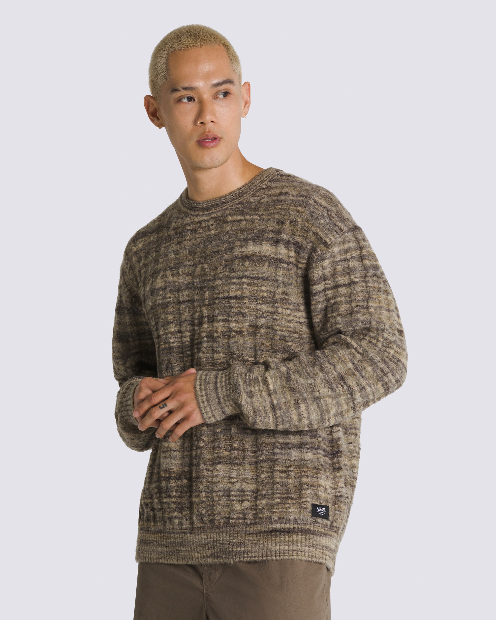 Fremont Crew Sweater VANS Incense Brown  Turkish Coffee Brown HERO