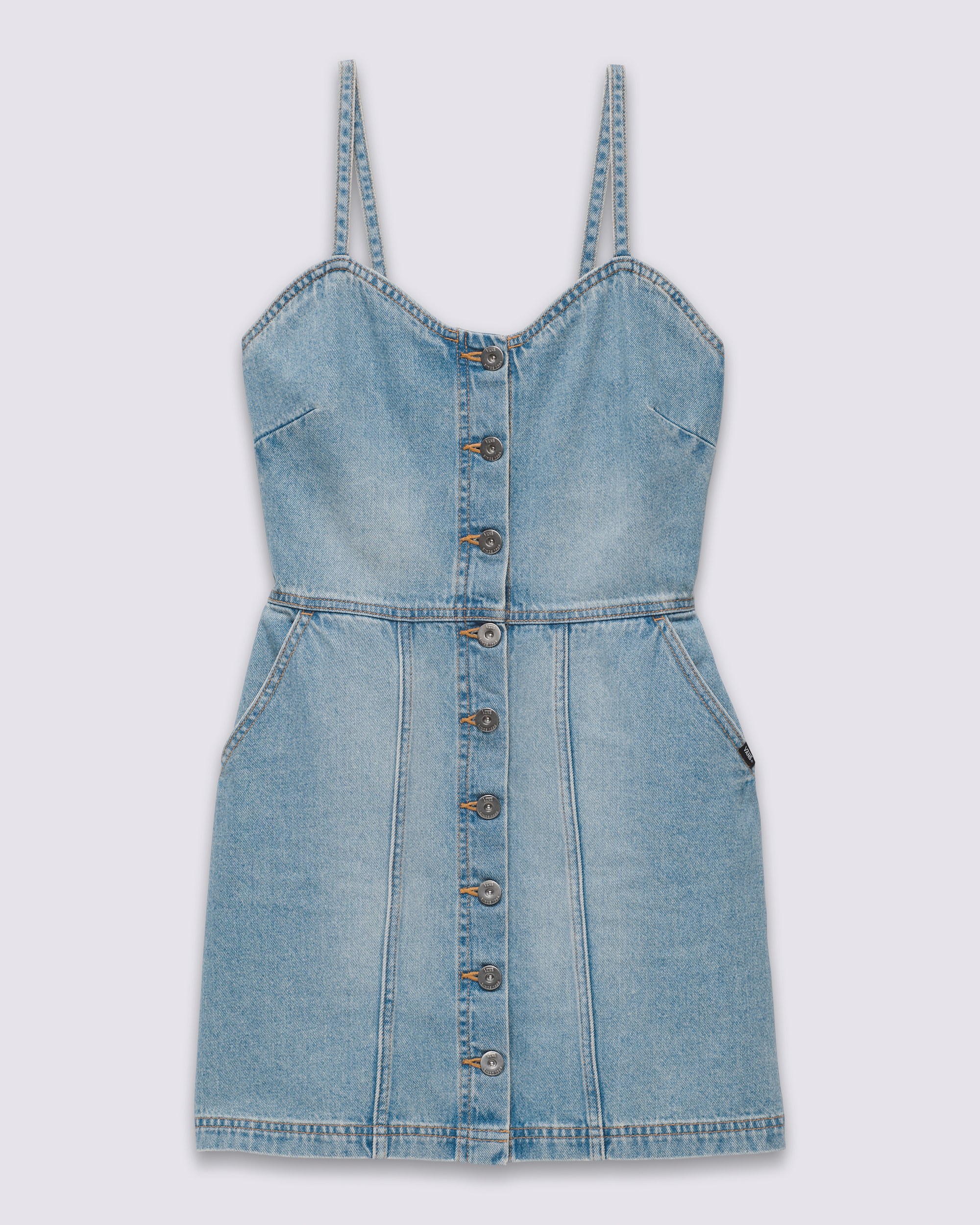 Juniper Denim Dress VANS Blue ALT4