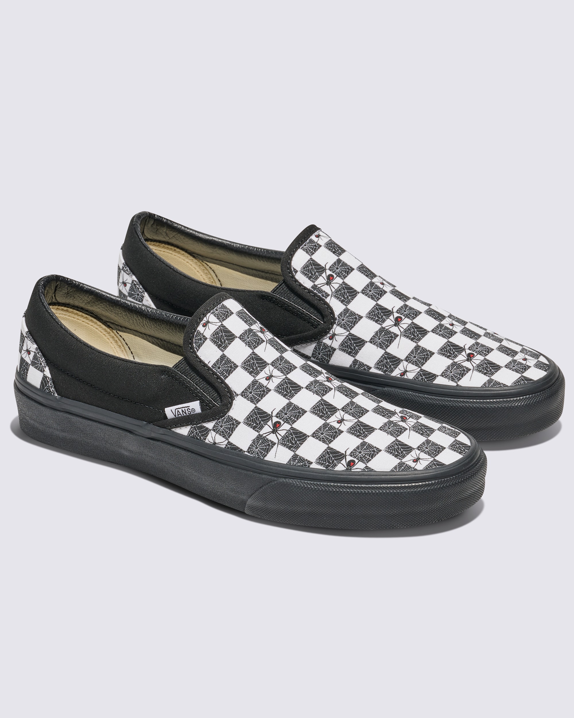 Customs Classic SlipOn Halloween Checkerboard Shoe VANS Customs ALT1