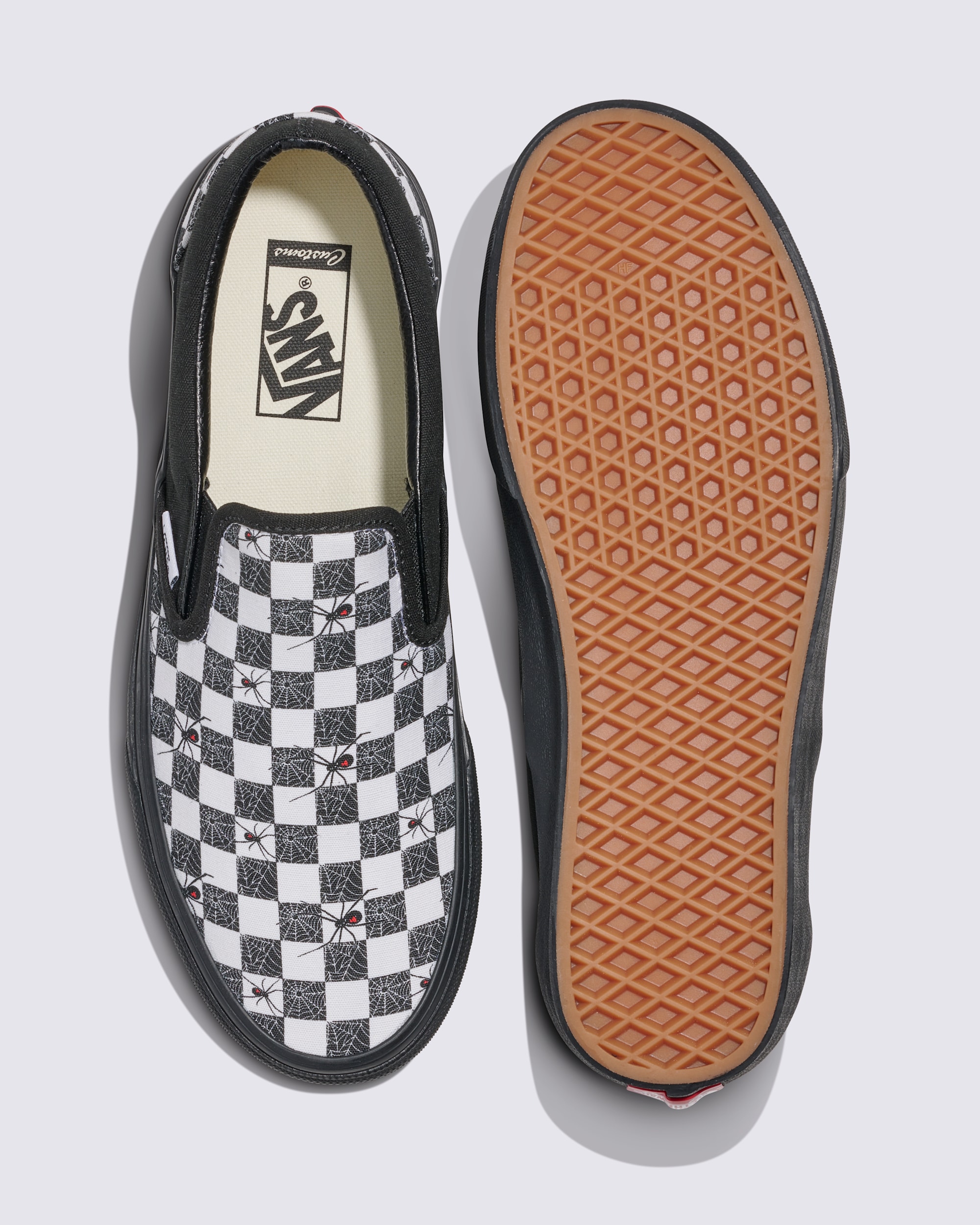 Customs Classic SlipOn Halloween Checkerboard Shoe VANS Customs ALT2