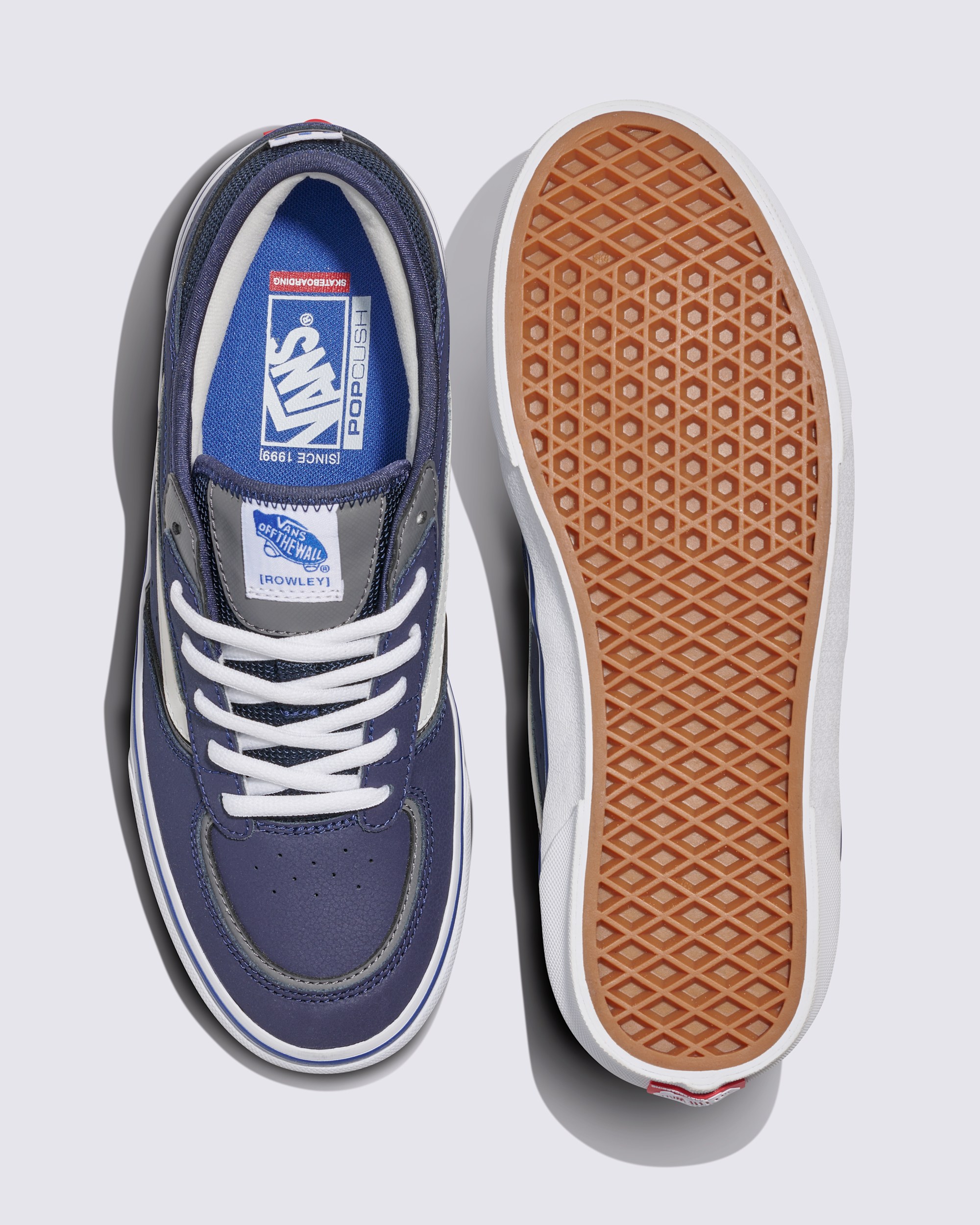 Skate Rowley Shoe in Grey Blue | Vans