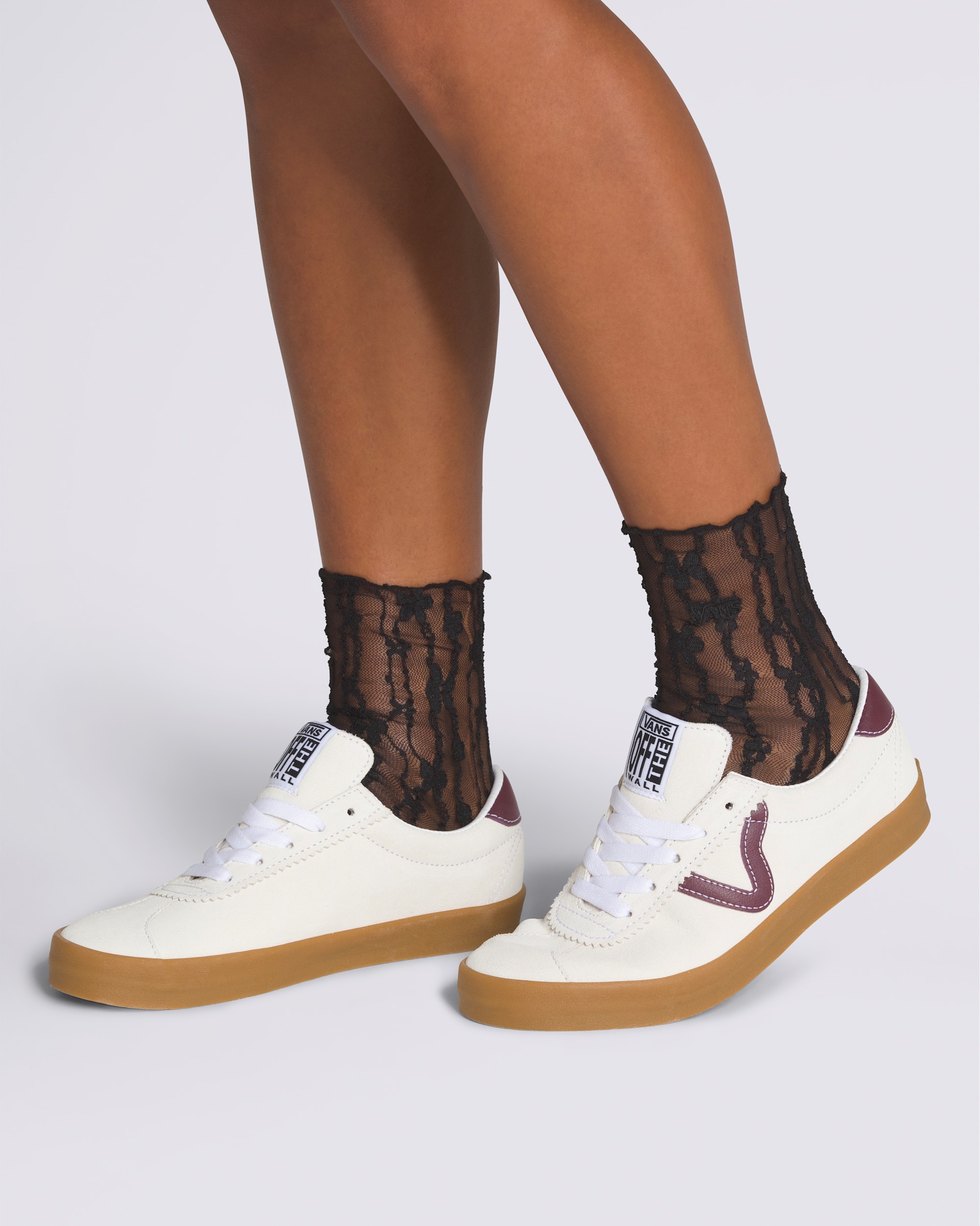 Lacy Half Crew Socks VANS Black ALT1