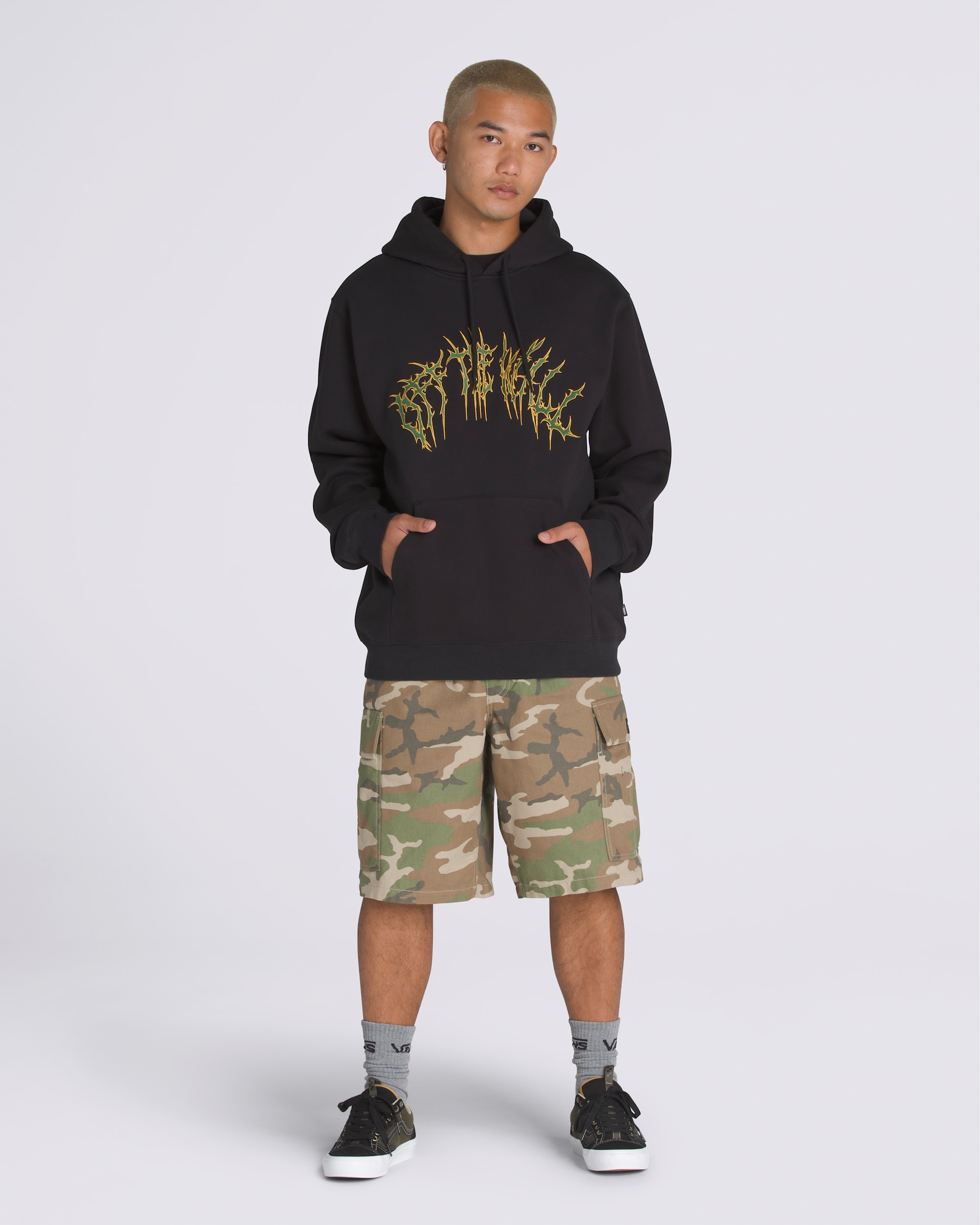 Metal Arch Pullover Hoodie VANS Black ALT2