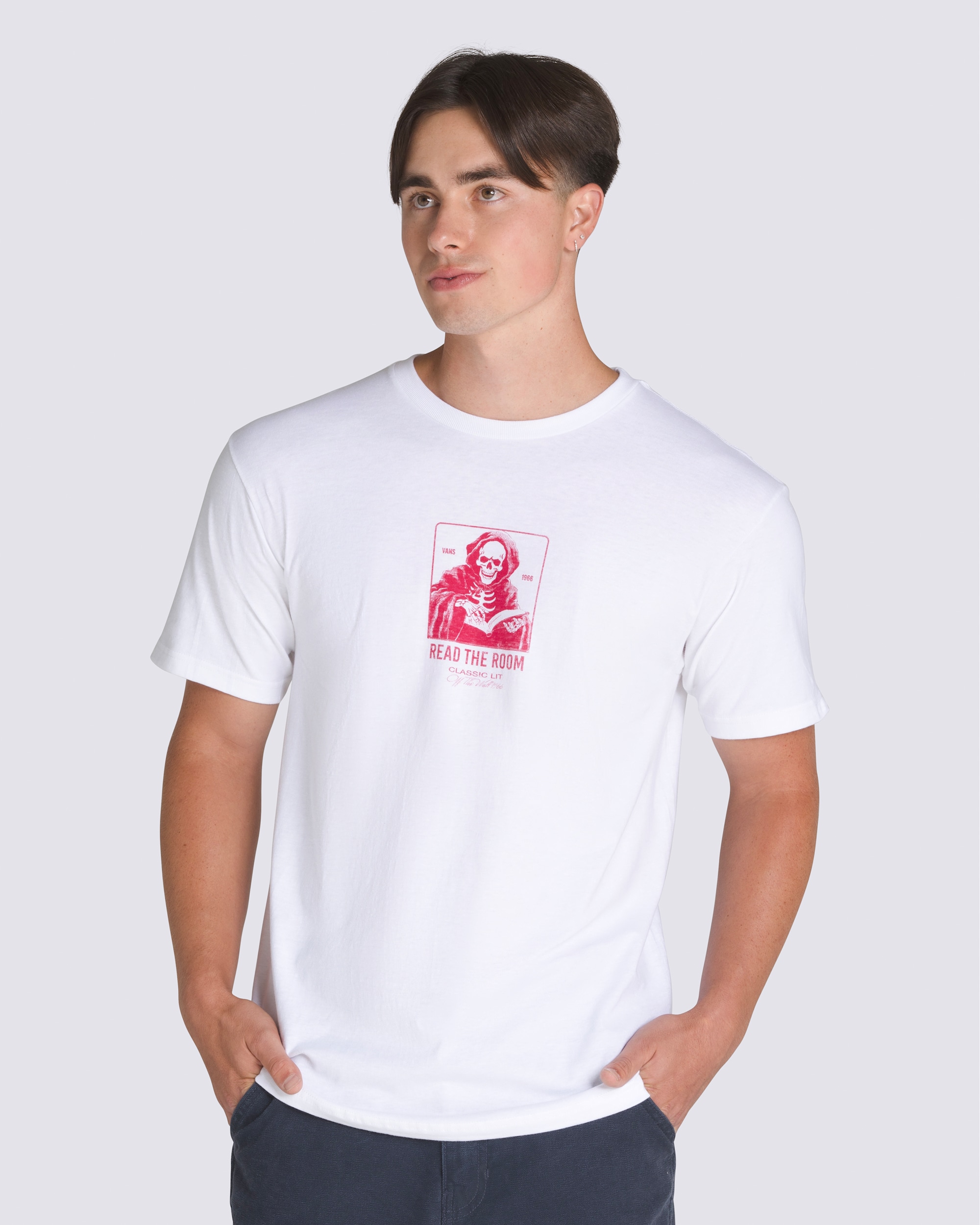 Read the Room TShirt VANS White HERO