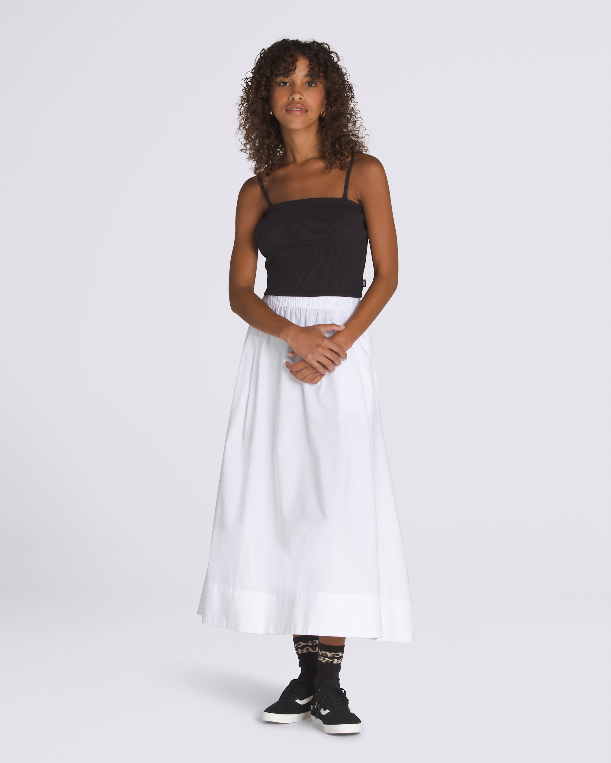 Drew Rib Tube Top VANS Black ALT2