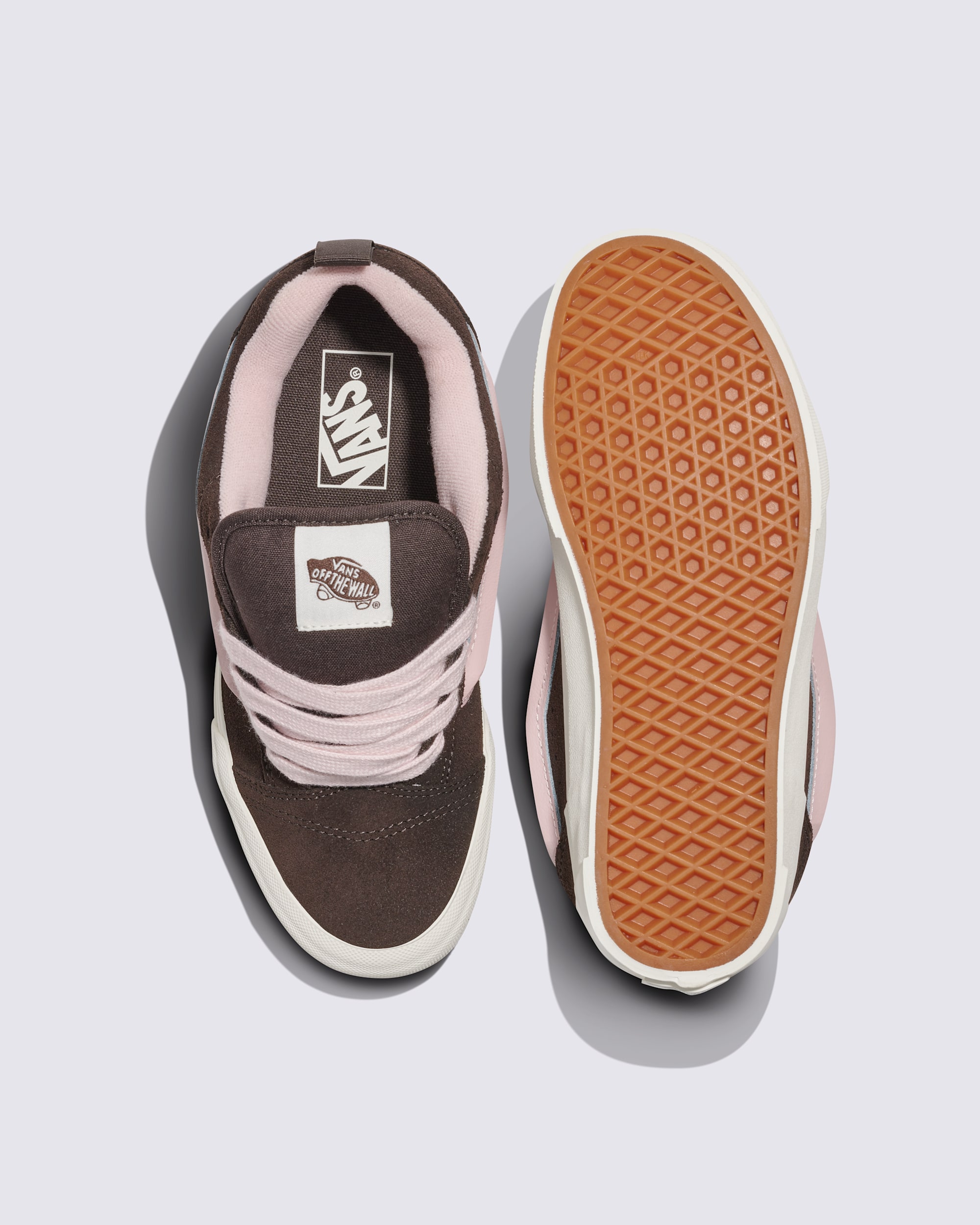 Knu Skool Shoe VANS Brown  Sepia Rose Pink ALT2