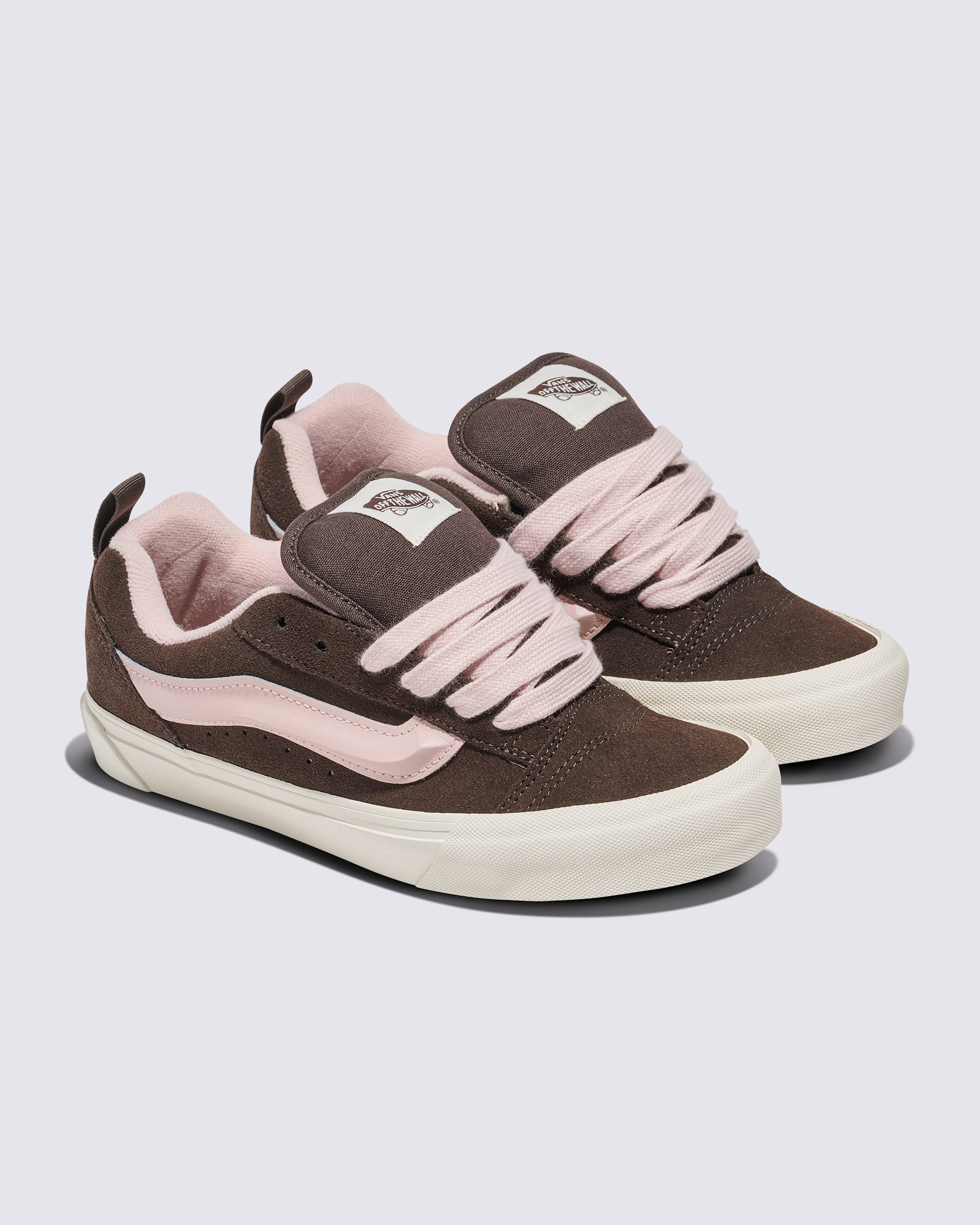 Knu Skool Shoe VANS Brown  Sepia Rose Pink ALT1