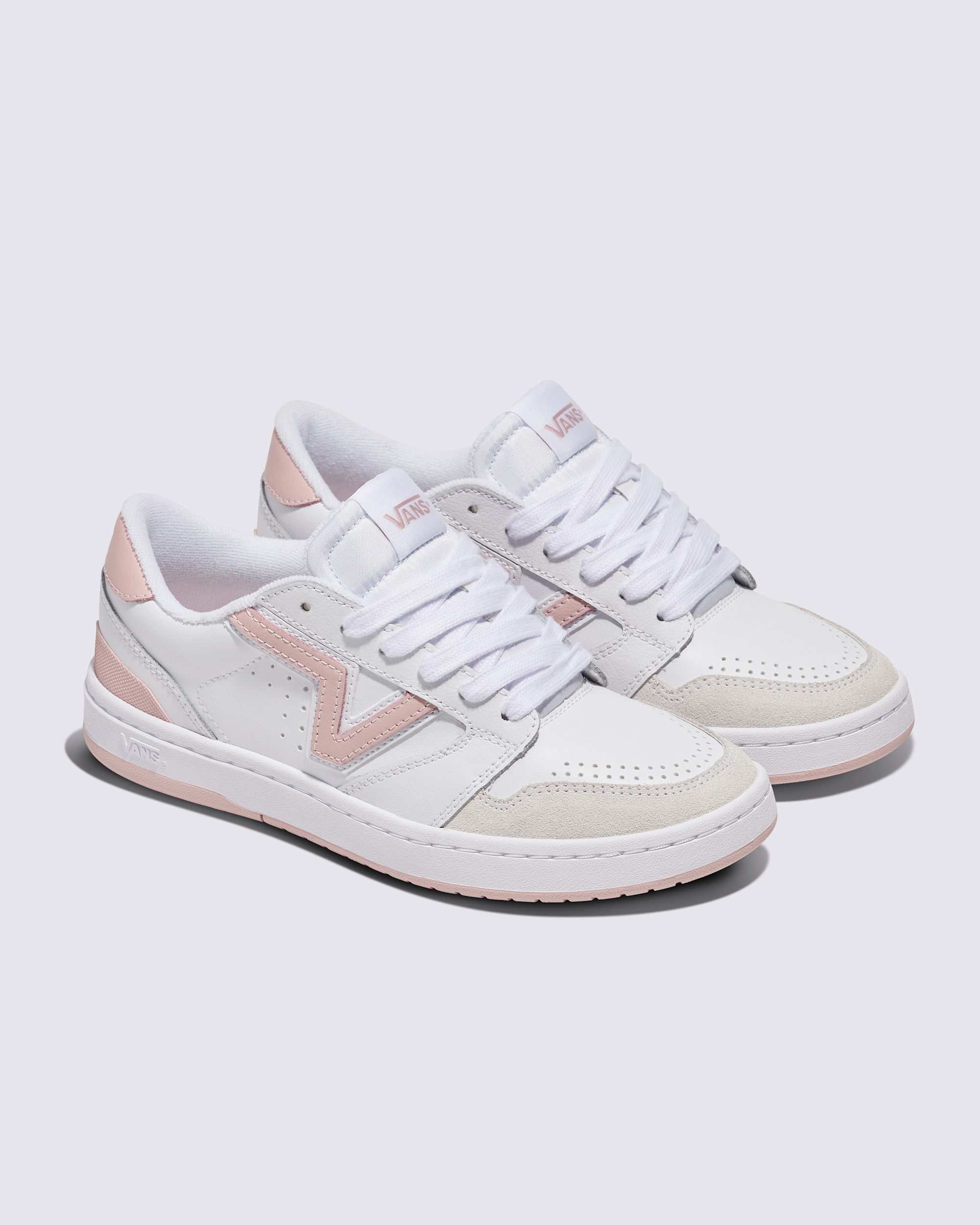 Lowland 20 Shoe VANS White  Sepia Rose Pink ALT1