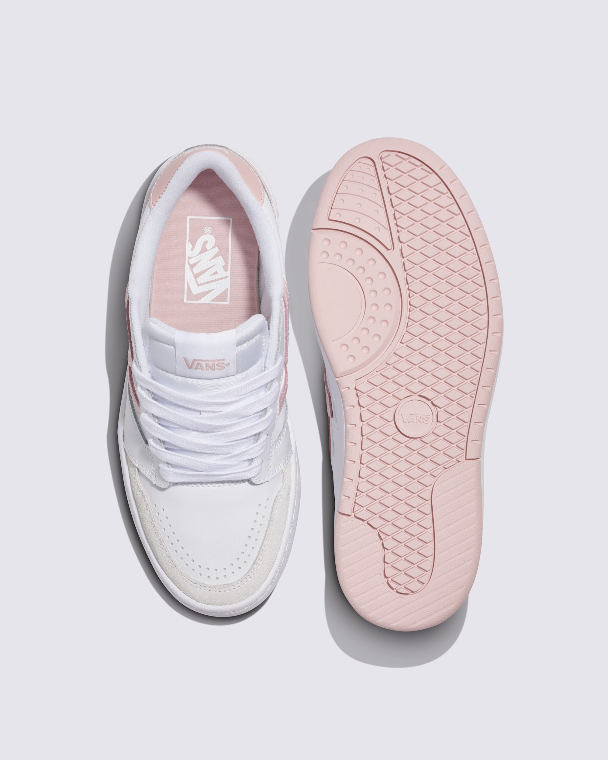 Lowland 20 Shoe VANS White  Sepia Rose Pink ALT2