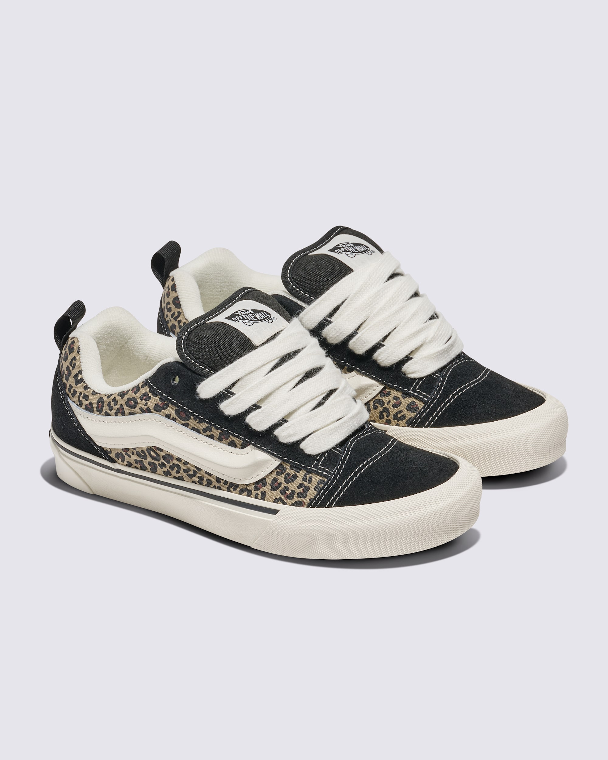 Knu Skool Shoe VANS Leopard Brown  Black ALT1