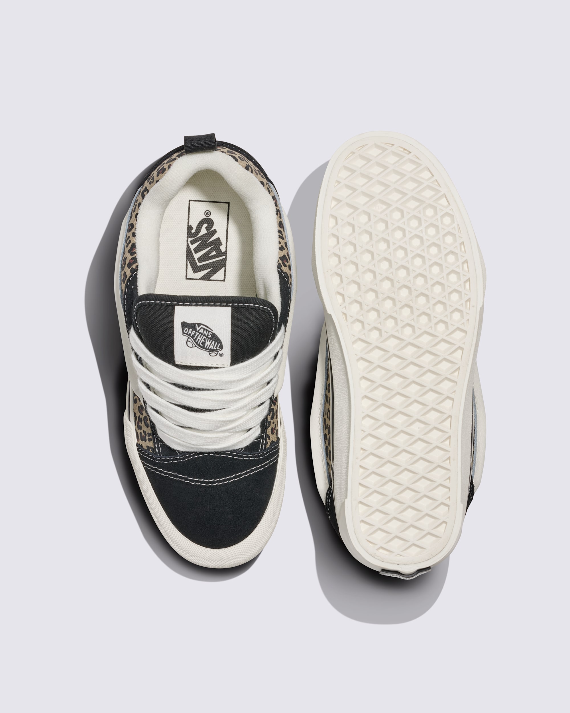 Knu Skool Shoe VANS Leopard Brown  Black ALT2