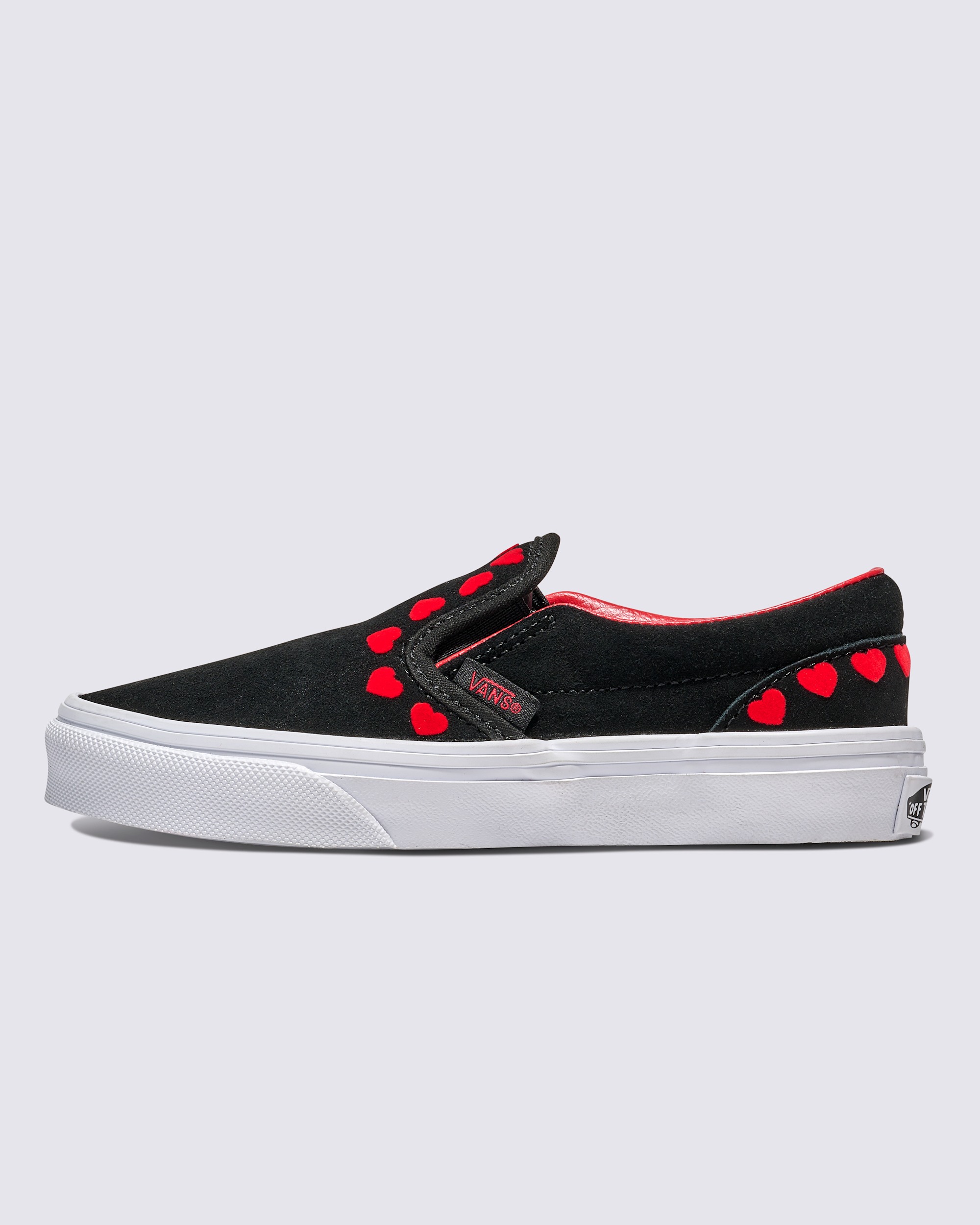 Little Kids Classic SlipOn Shoe VANS Black  Red HERO