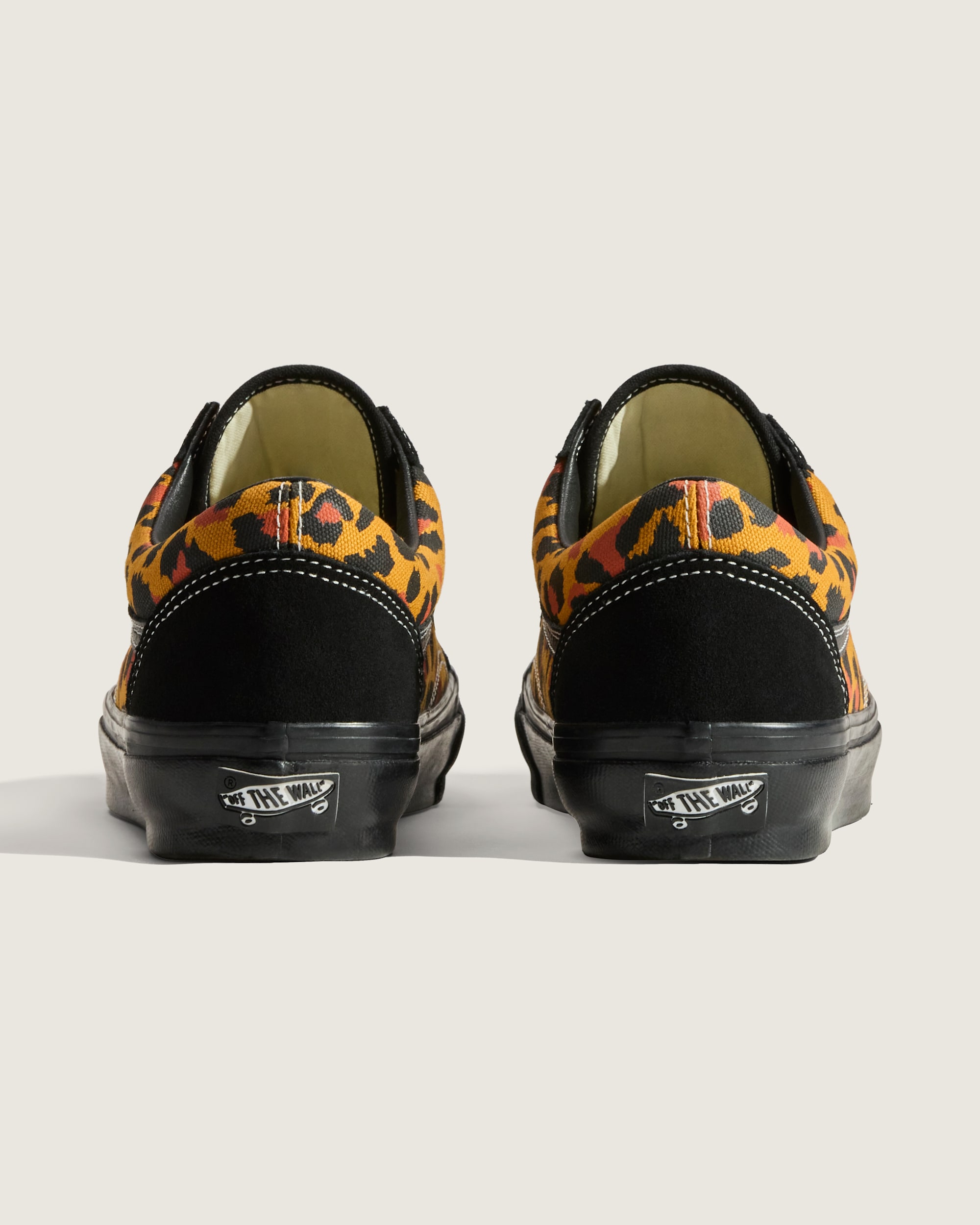 Premium Old Skool Shoe VANS Leopard Orange  Black ALT5