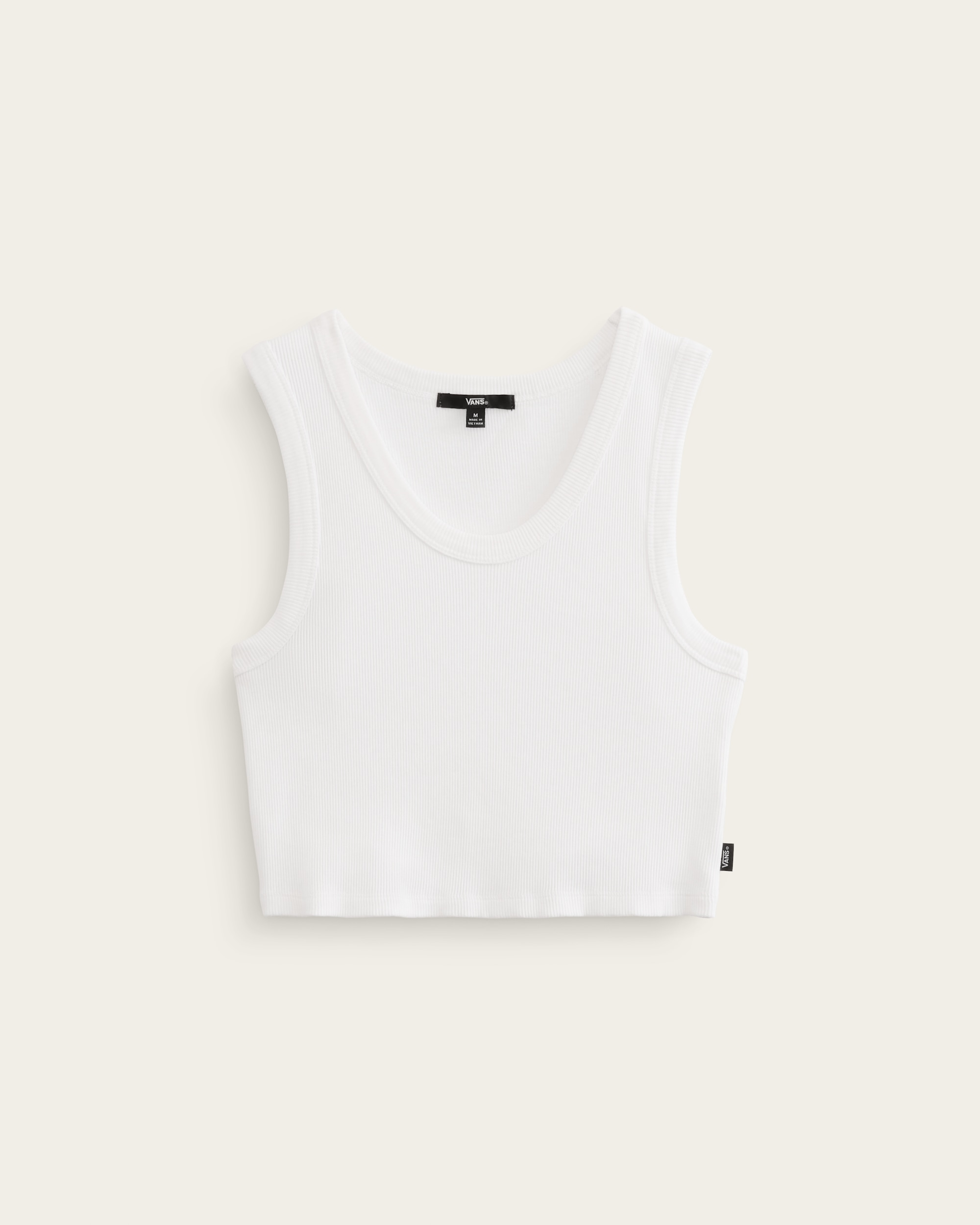 Drew Rib Tank Top VANS White HERO