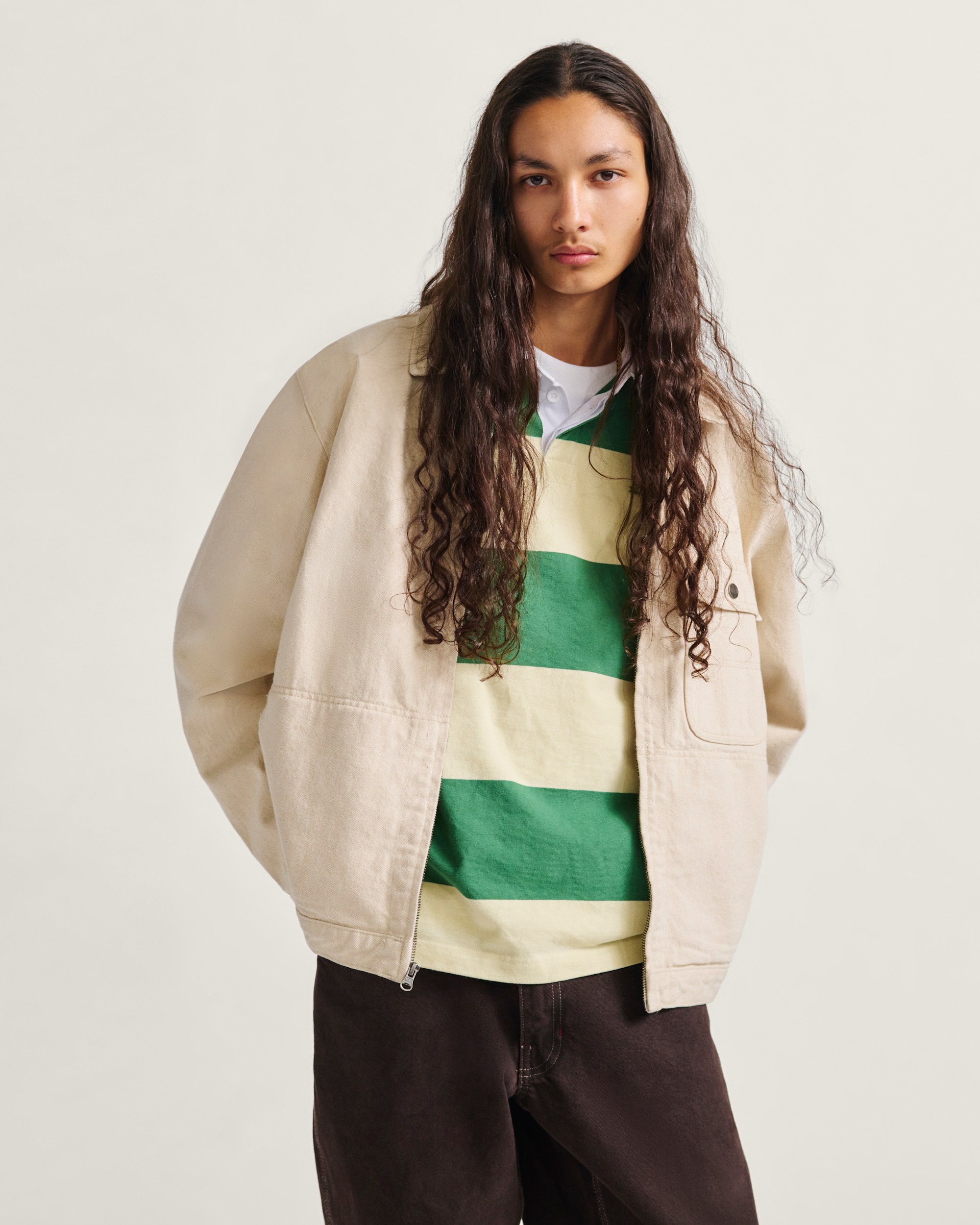 Skate Garage Jacket in Natural Beige | Vans