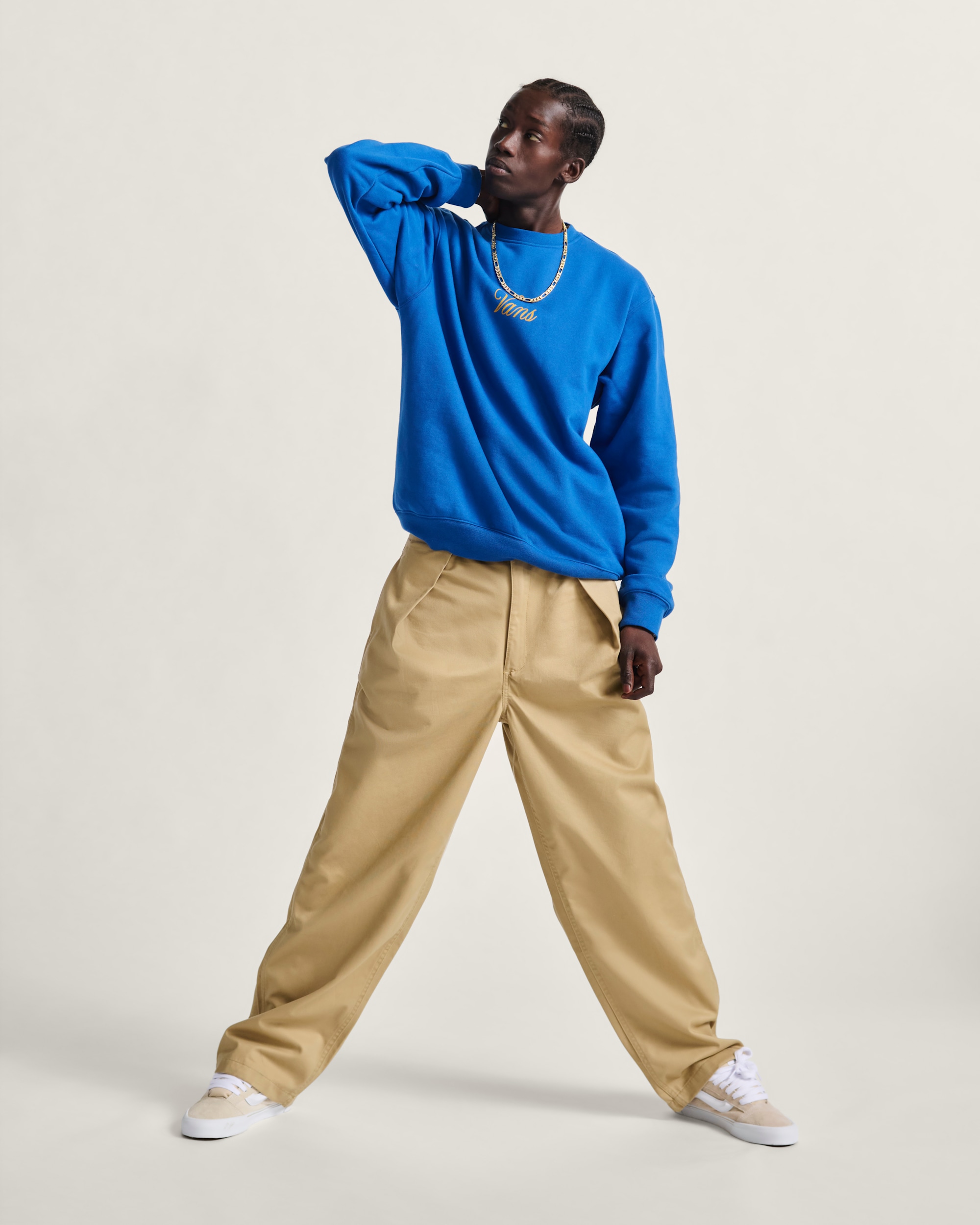 Outdoor Relaxation Crew Sweatshirt VANS True Blue ALT5