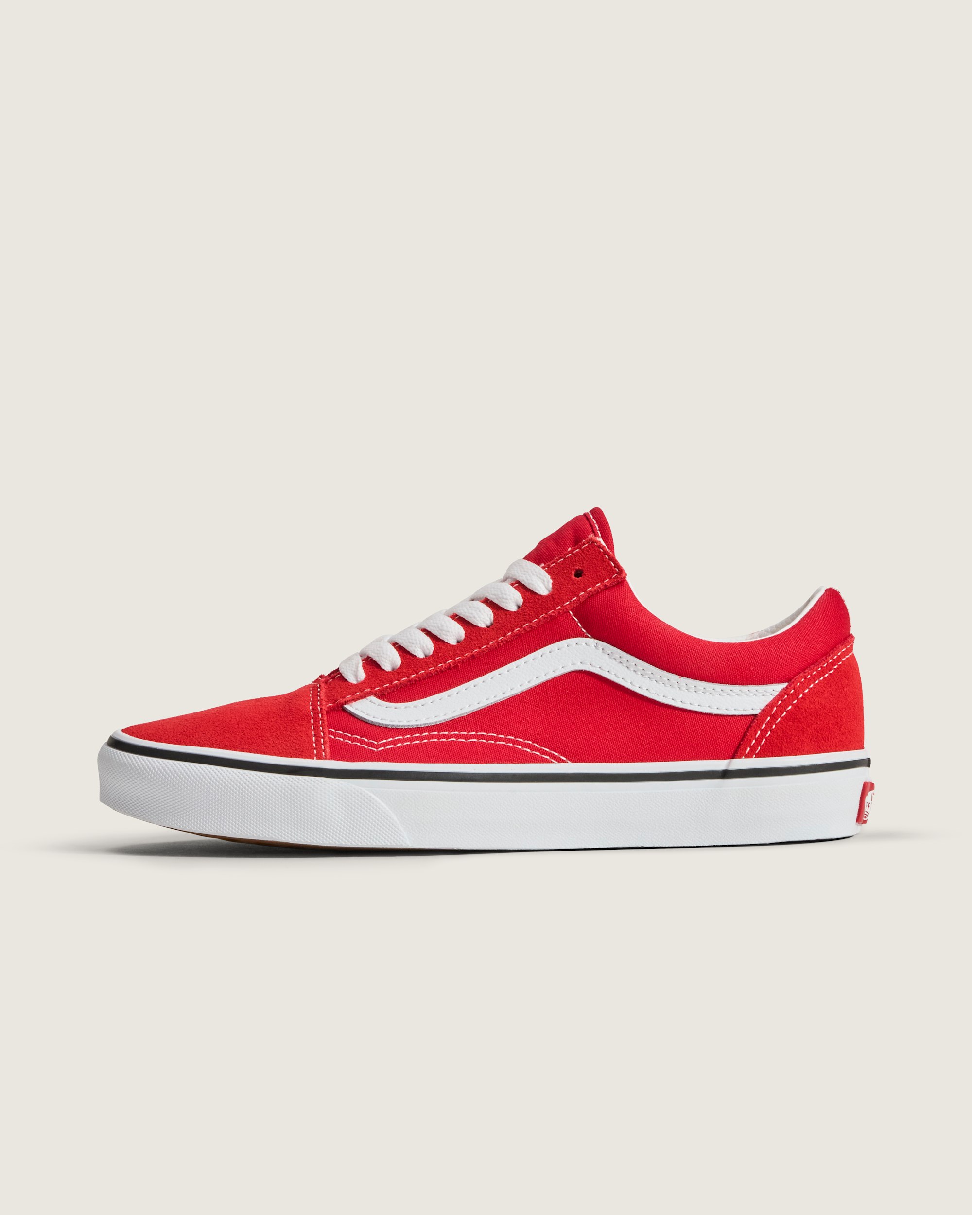 Old Skool Shoe VANS Racing Red  True White HERO