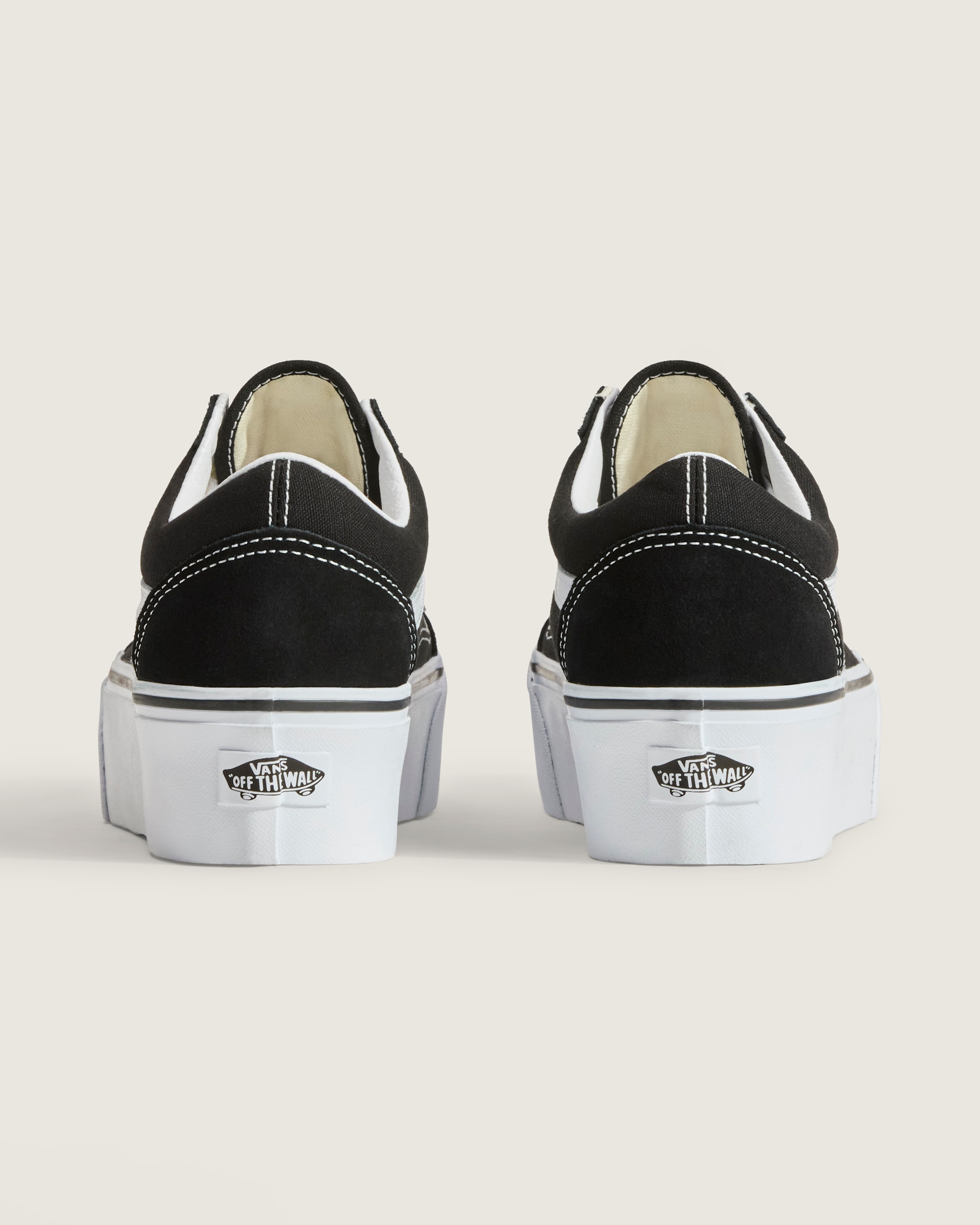 Old Skool Platform Shoe VANS Black  True White ALT5