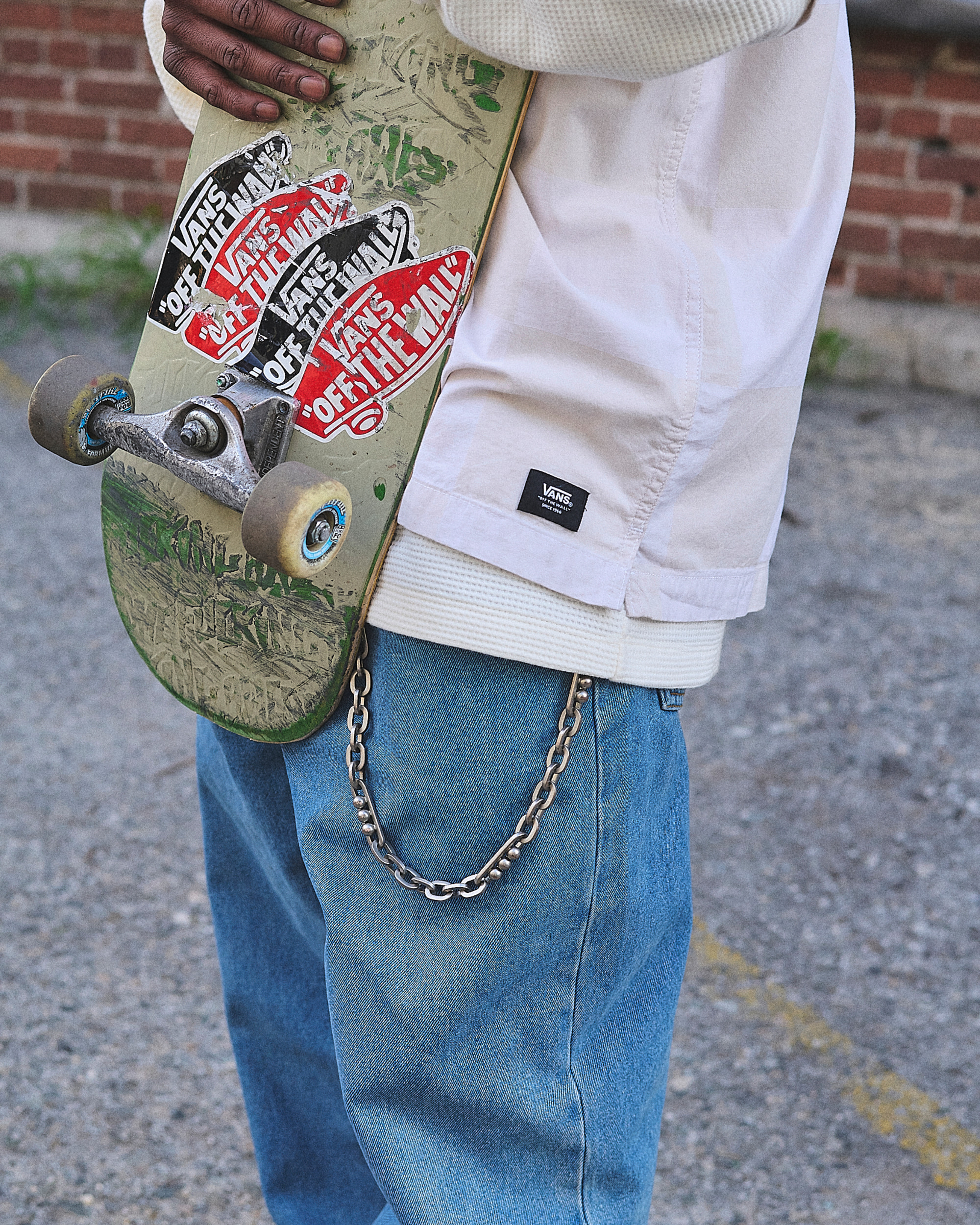 Check5 Baggy Denim Pants VANS Stonewash Blue ALT4