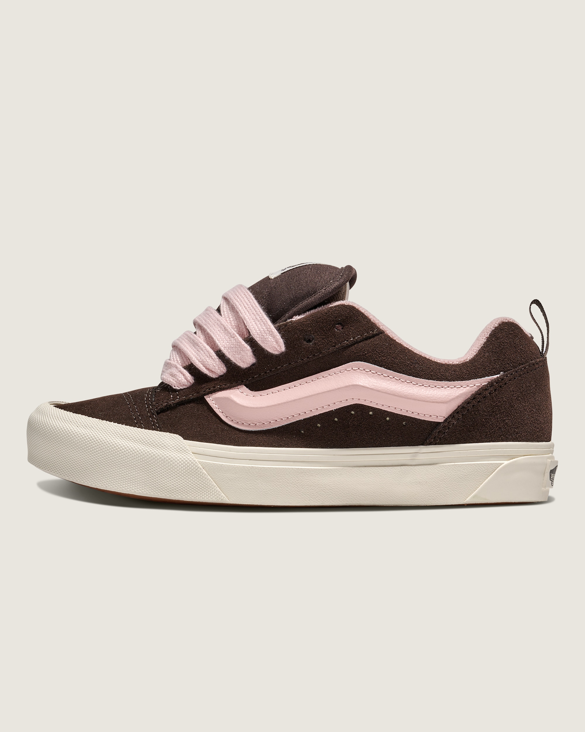 Knu Skool Shoe VANS Brown  Sepia Rose Pink HERO