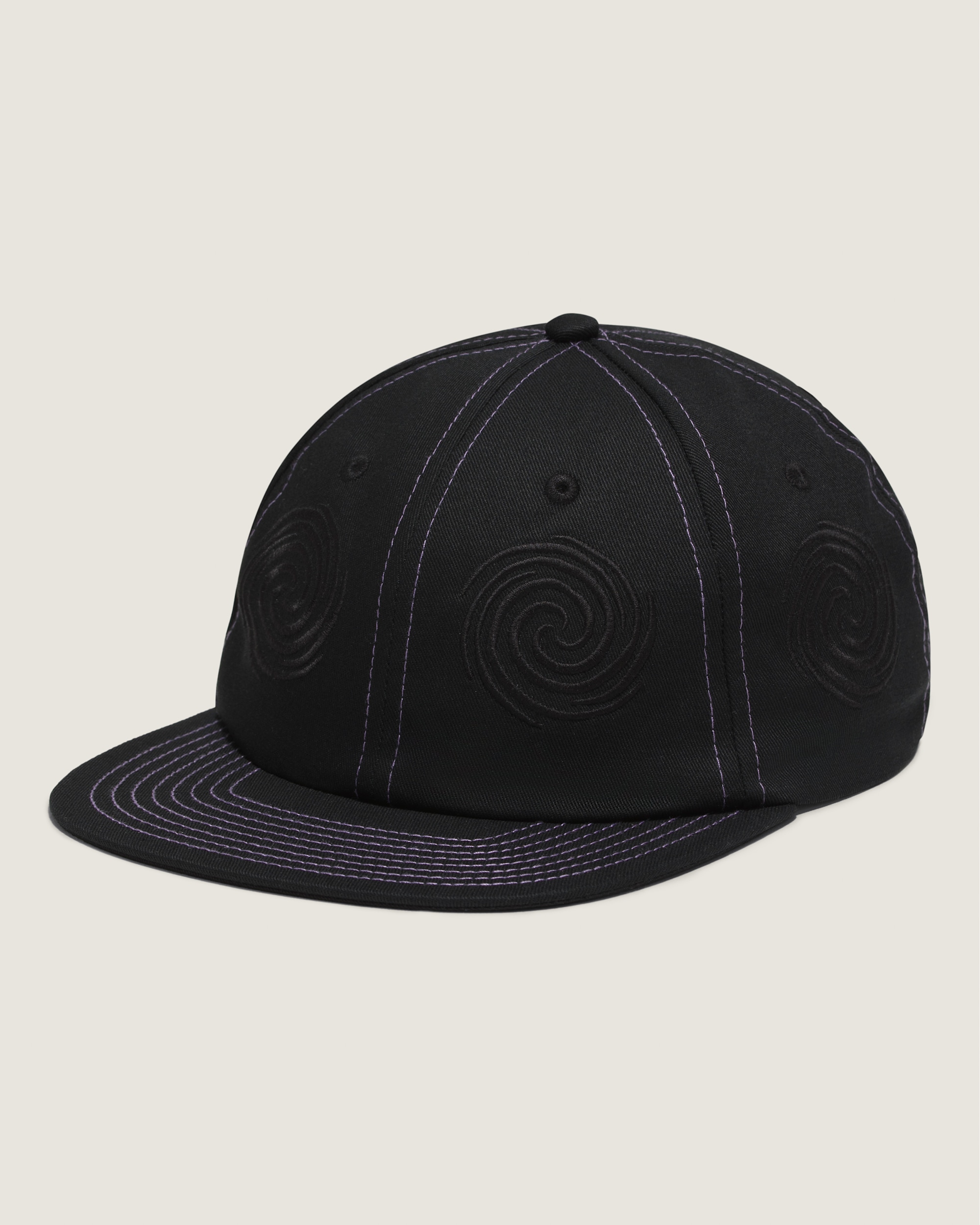 Skate Swirl Unstructured Hat VANS Black HERO
