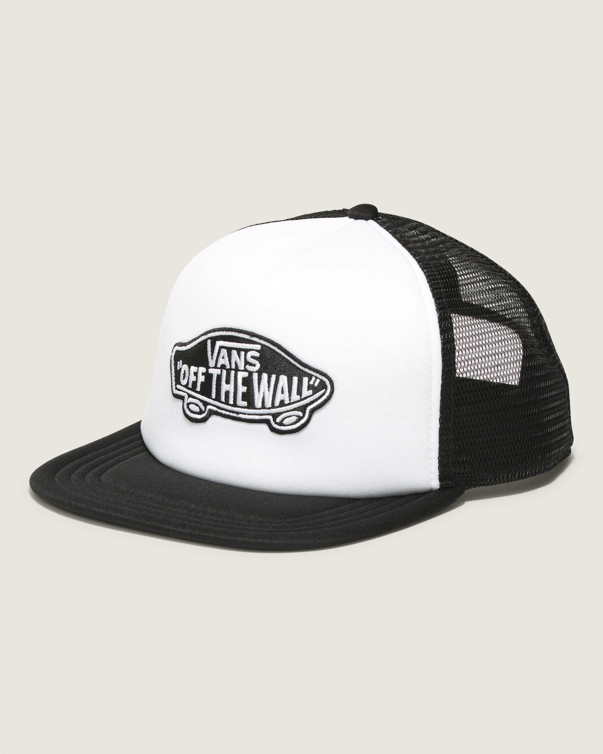 Classic Patch Trucker Hat VANS Black  White HERO
