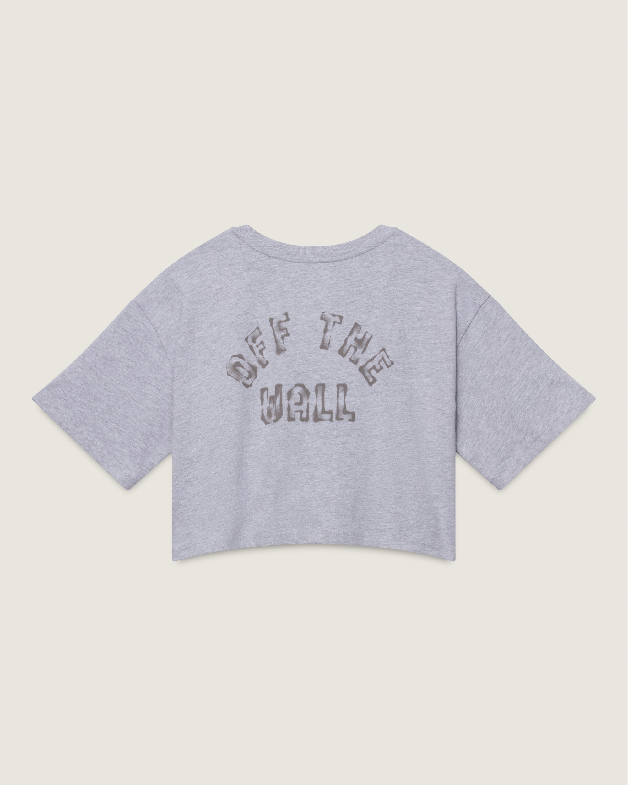 Makeshift Relax Crop TShirt VANS Cement Heather Grey FLATLAY