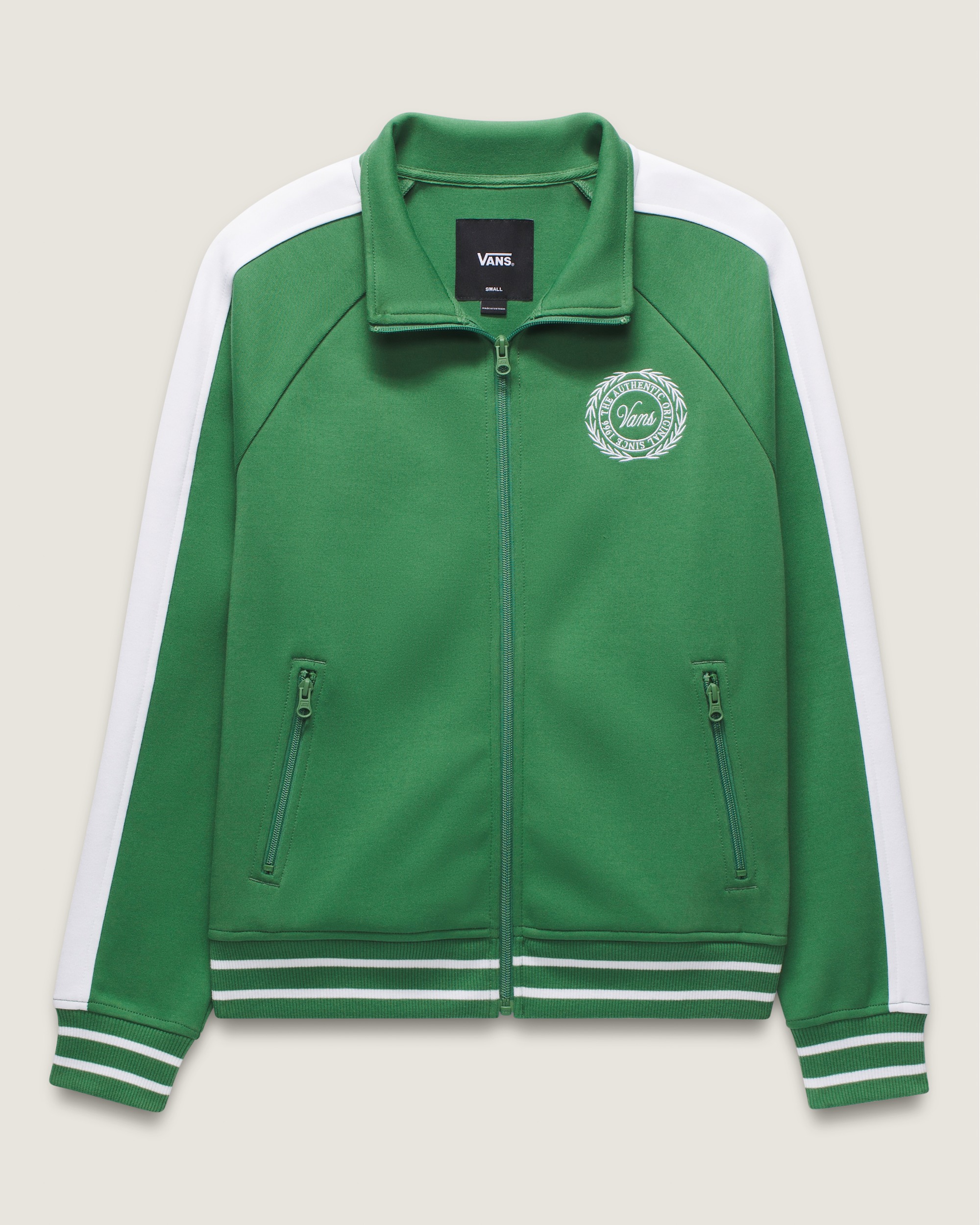 Relay Track Jacket VANS Fairway Green FLATLAY