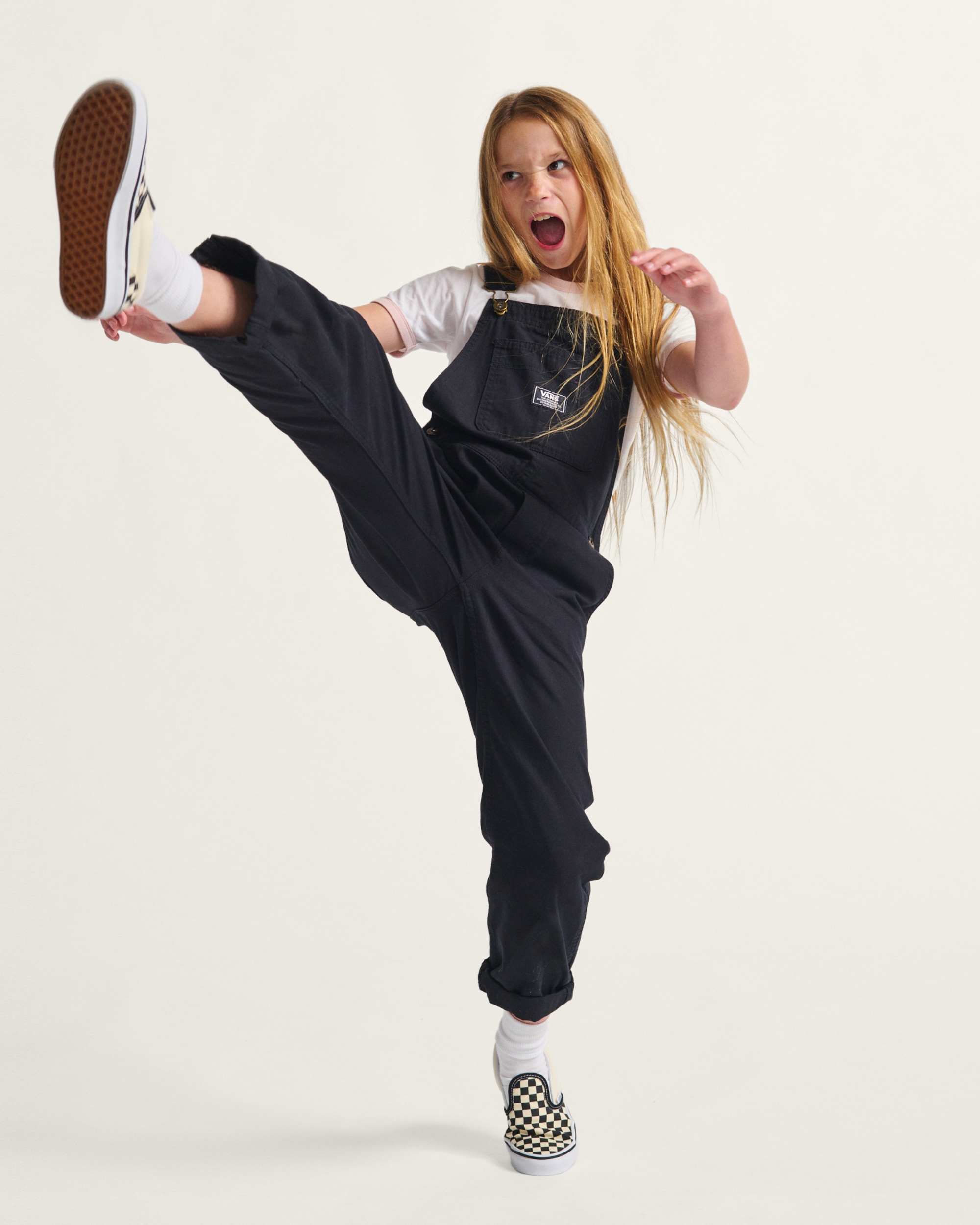 Kids Groundwork Overalls VANS Black FLATLAY