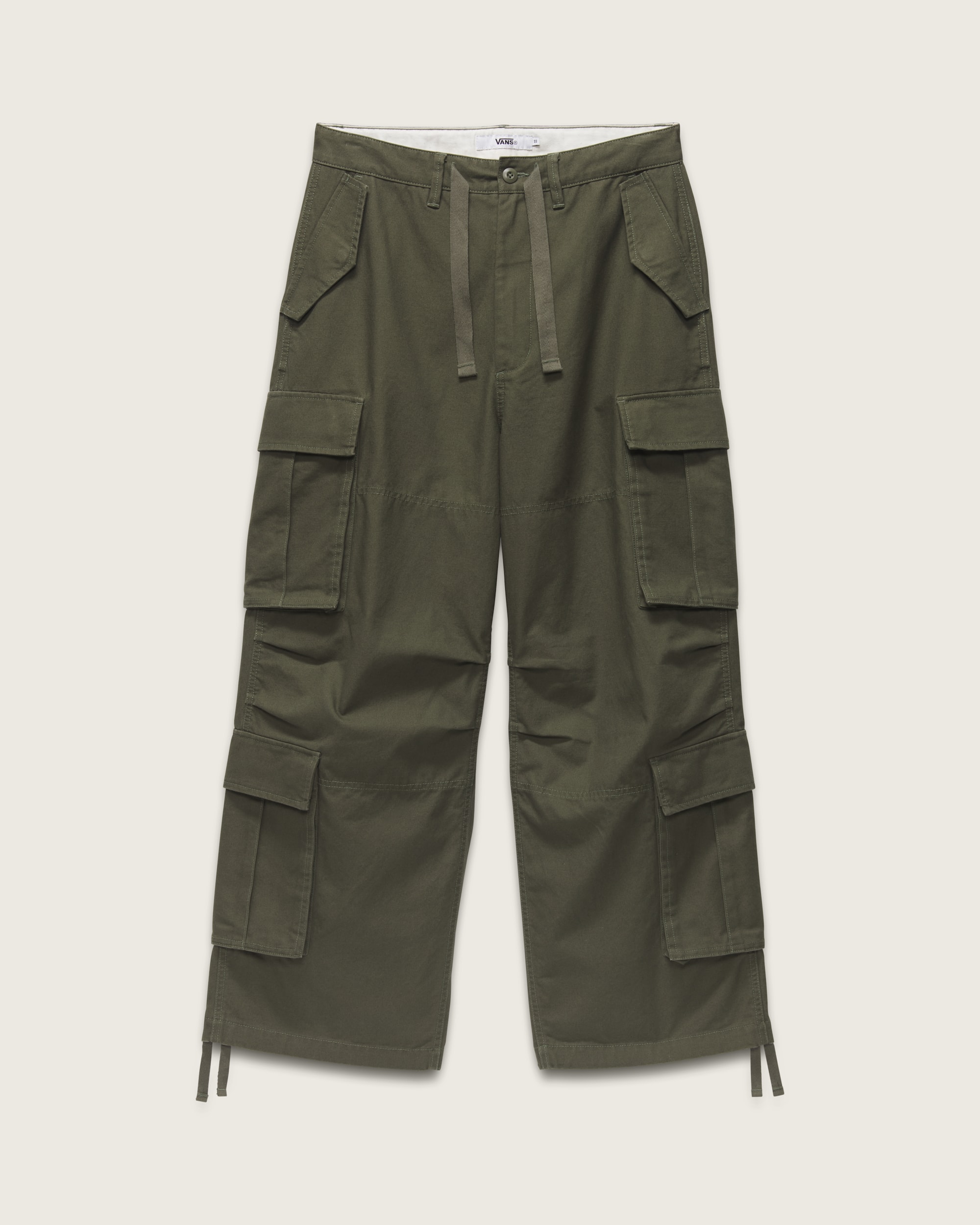 Premium Baggy Cargo Pants VANS Grape Leaf Green HERO