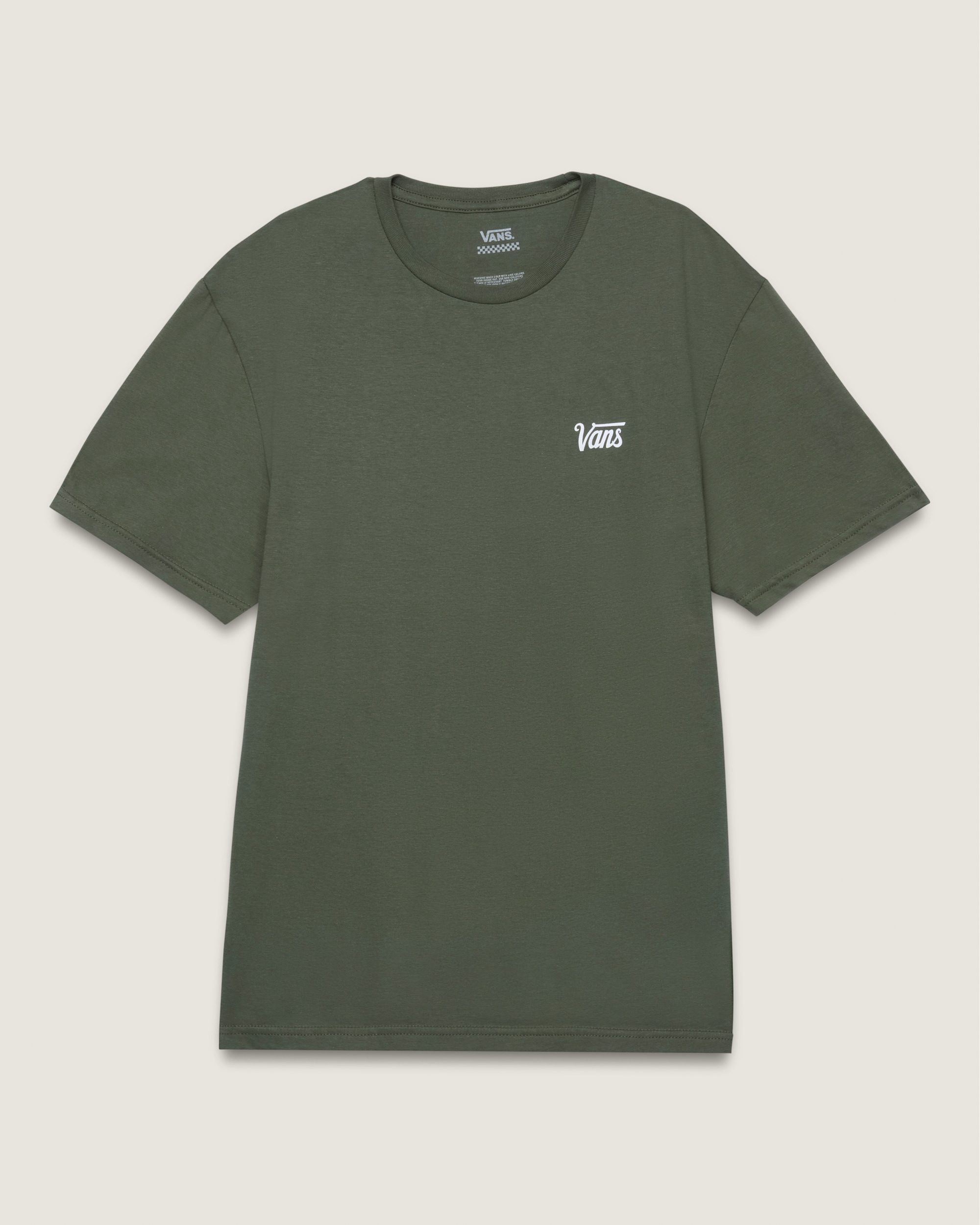 Mini Script Tee VANS Military Green FLATLAY