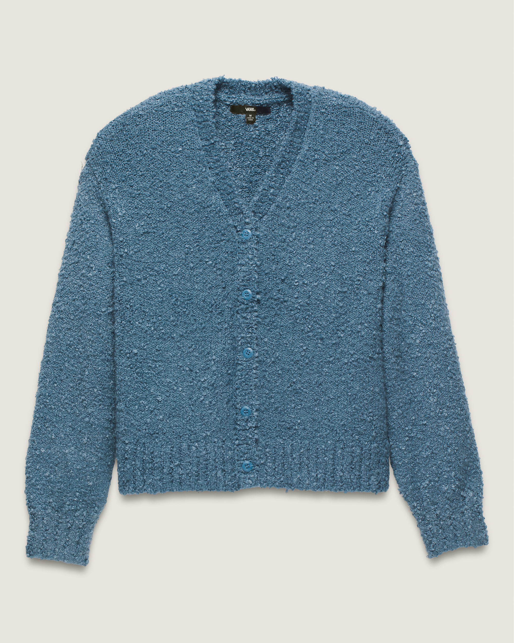 Kids Valerie Boucle Cardigan VANS Blue Stone ALT4