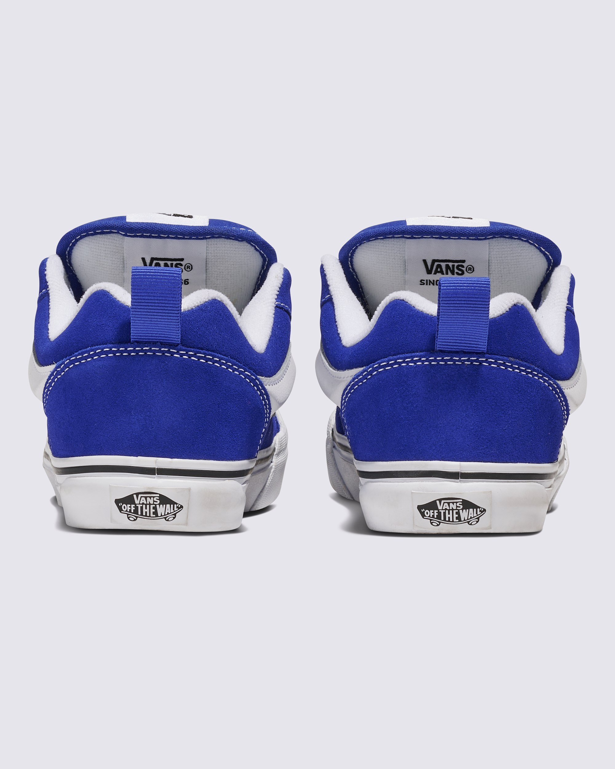 Big Kids Knu Skool Shoe VANS Blue  White ALT3