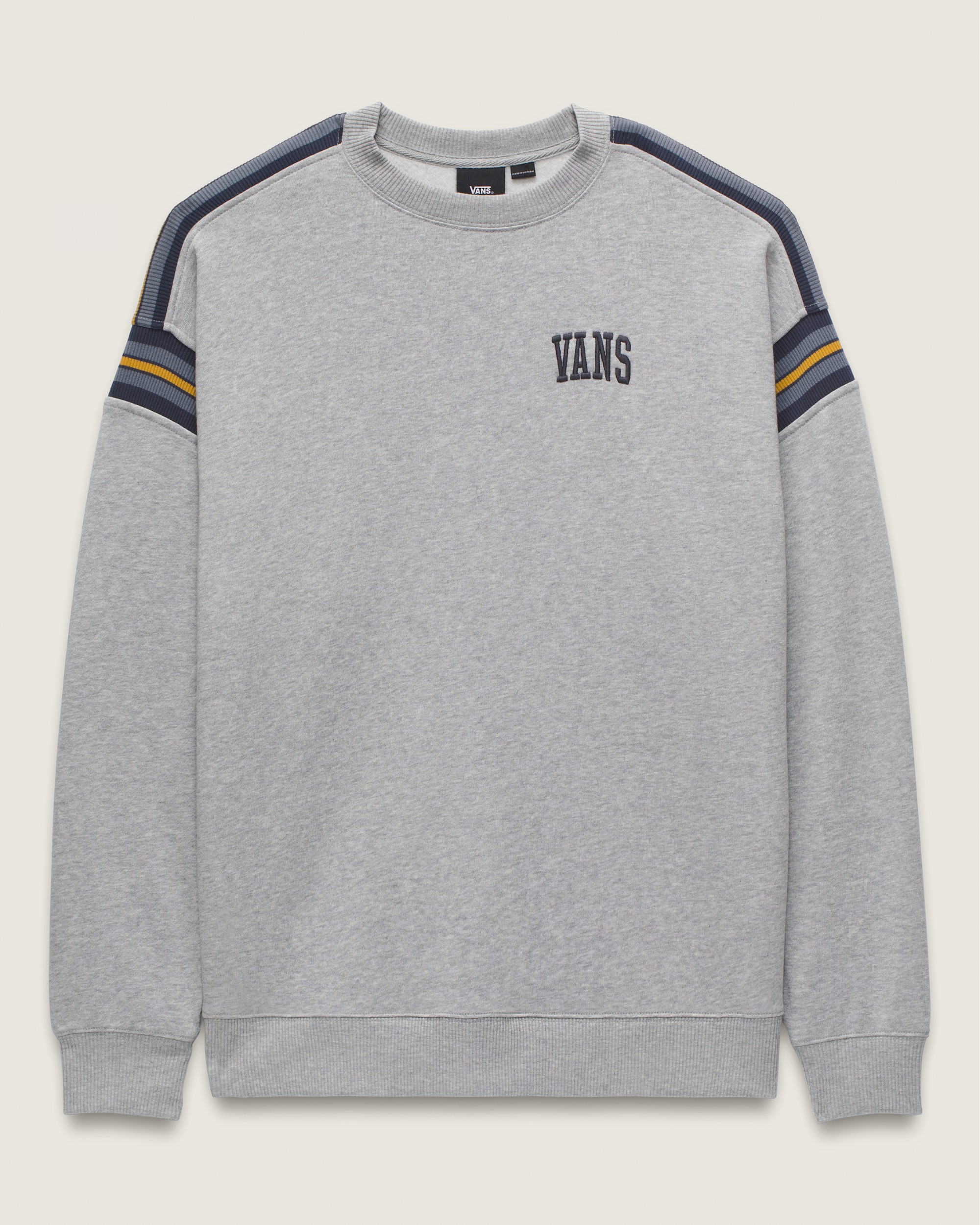 Stadium Crew Sweatshirt VANS Heather Grey FLATLAY