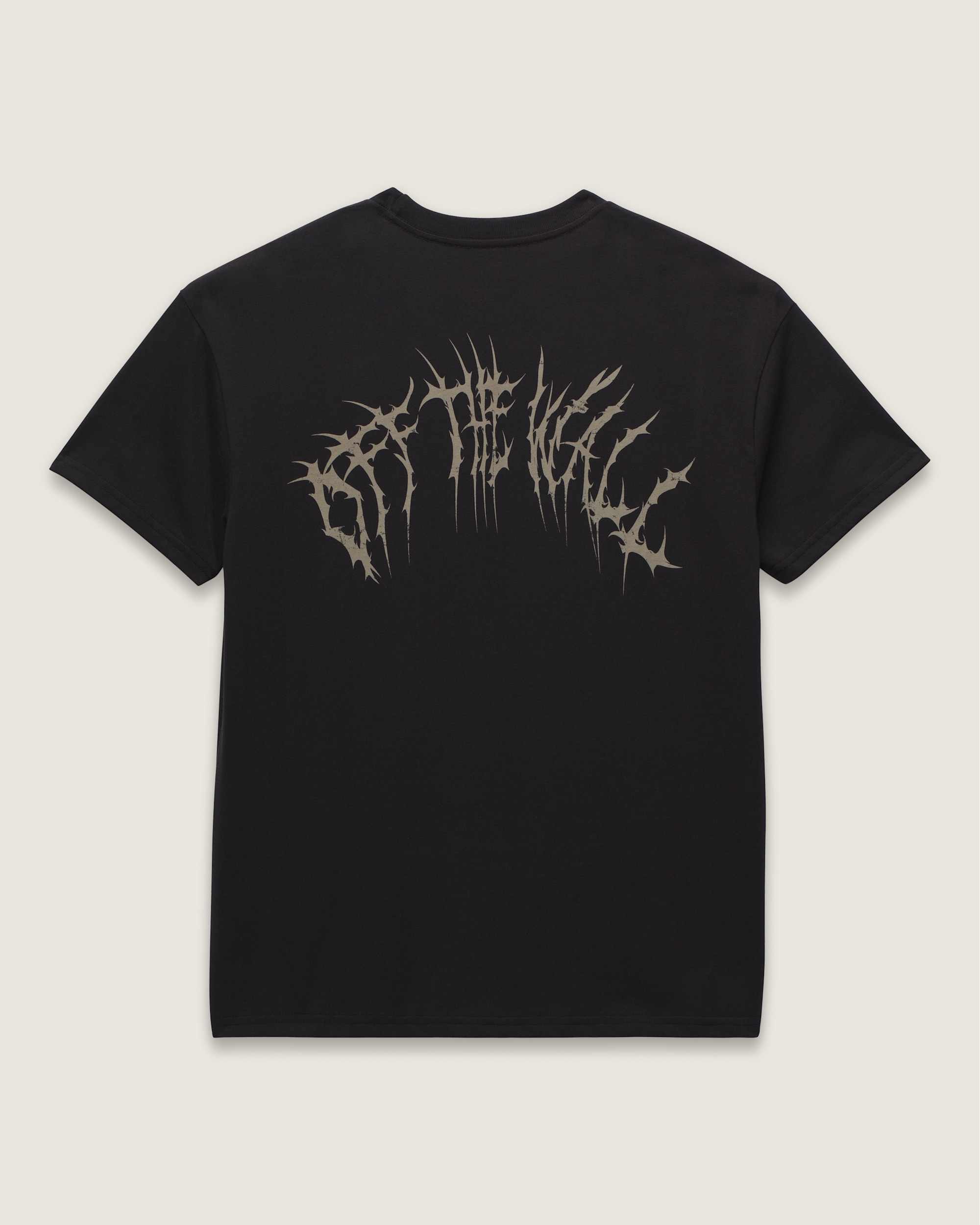 Graffiti Metal University TShirt VANS Black FLATLAY