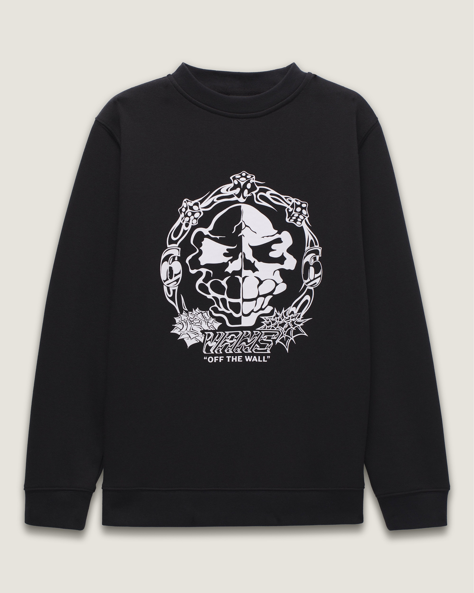Kids Mister Sinister Crew Sweatshirt VANS Black FLATLAY
