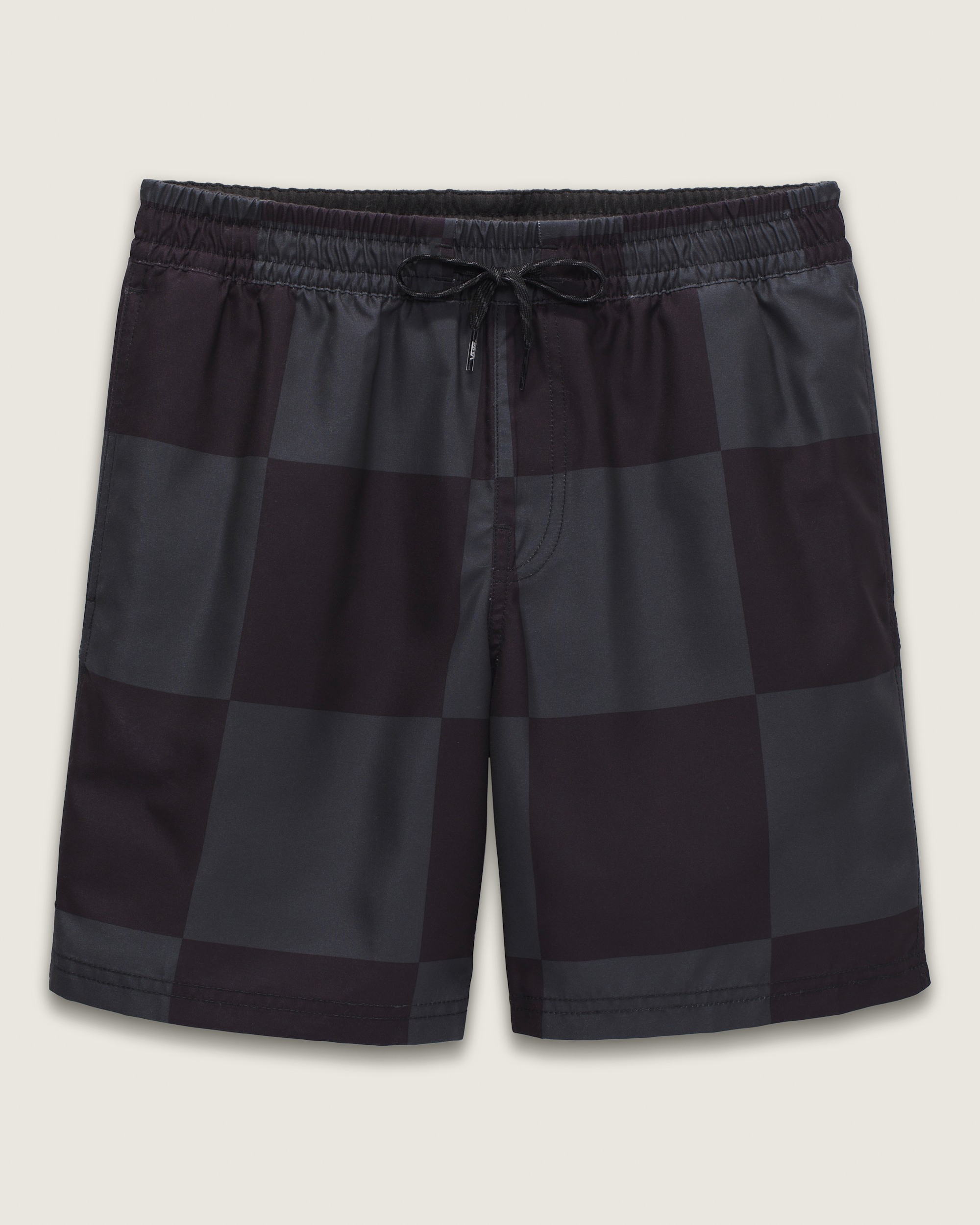Kids Primary Checkerboard Shorts VANS Checkerboard Black  Grey FLATLAY