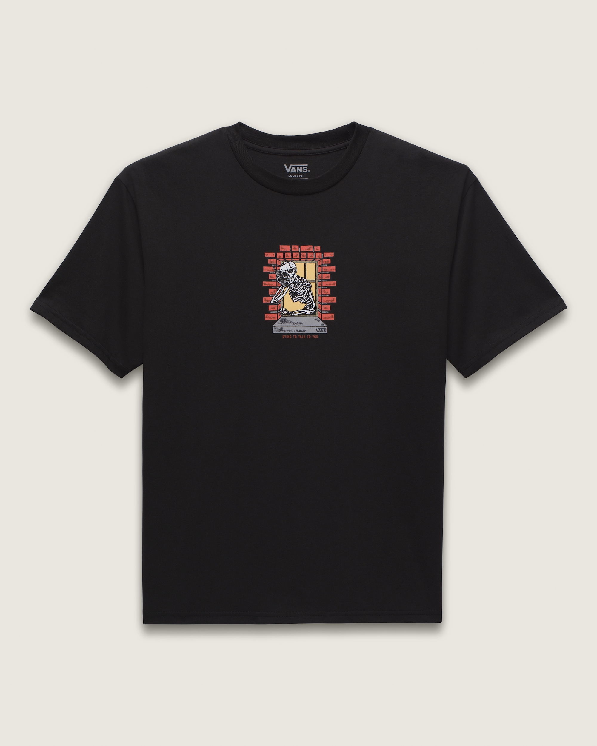 Skull Reaper Window T-Shirt in Black | Vans