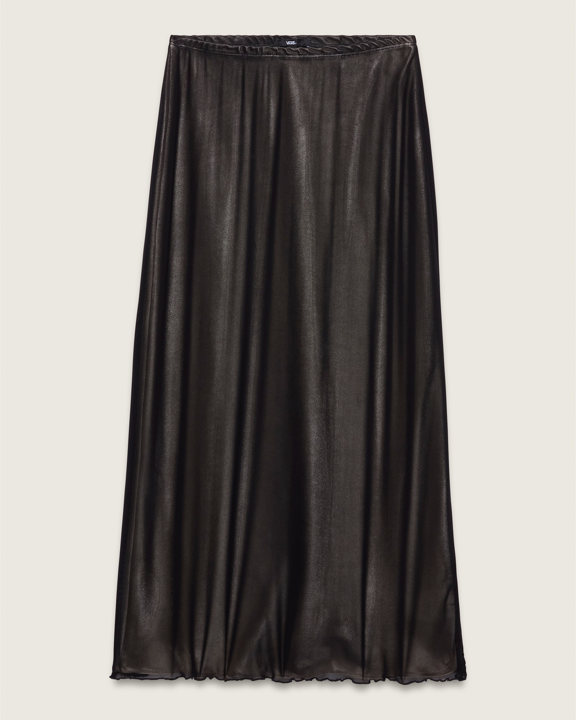 Mesh Satin Skirt VANS Black FLATLAY