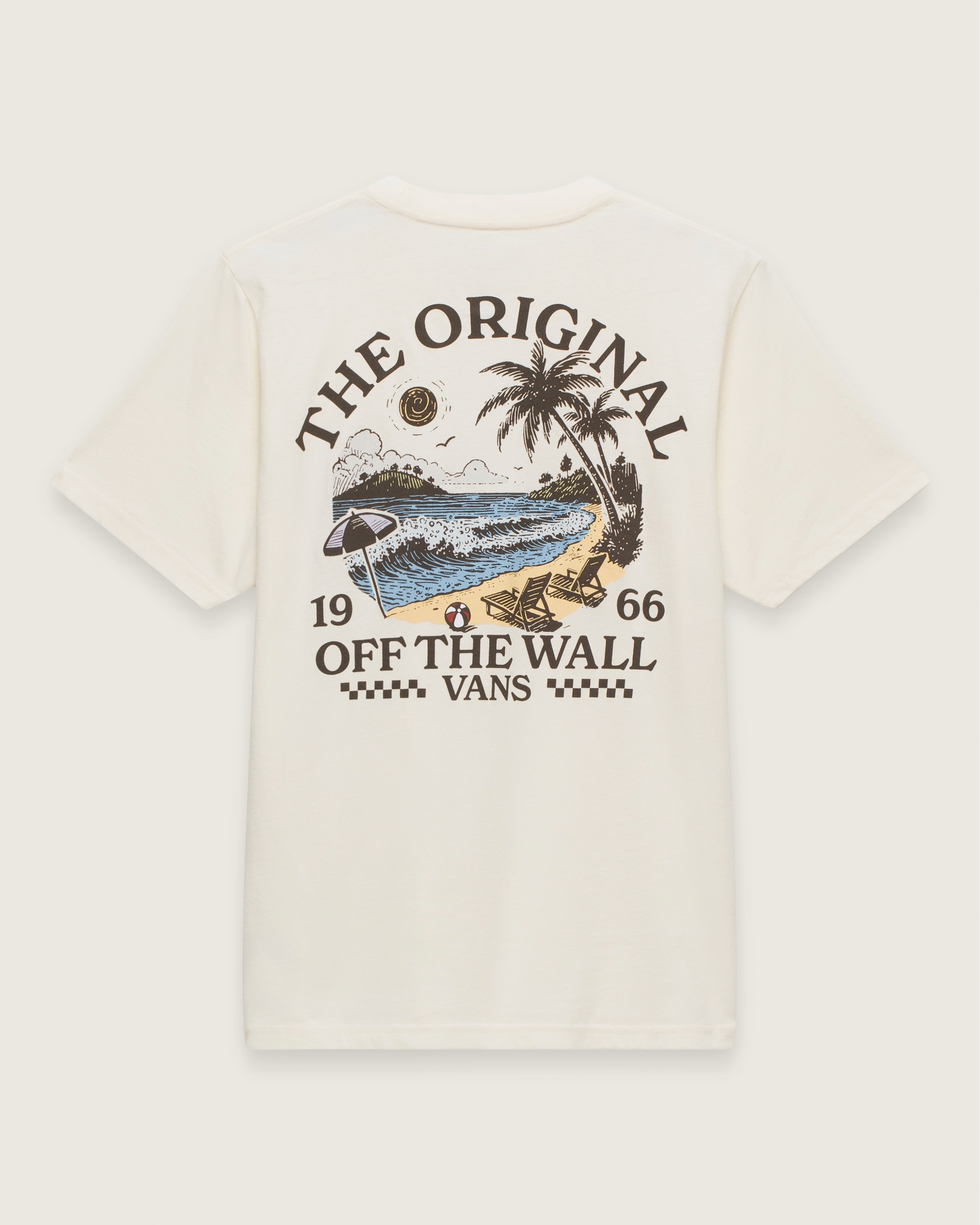 Kids Beach TShirt VANS Lemon Icing Yellow FLATLAY