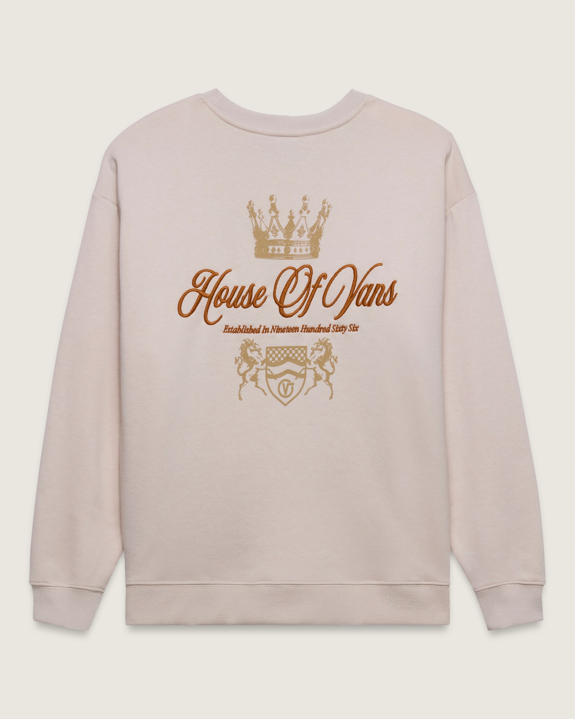 Majesty Crew Sweatshirt VANS Oatmeal Beige HERO