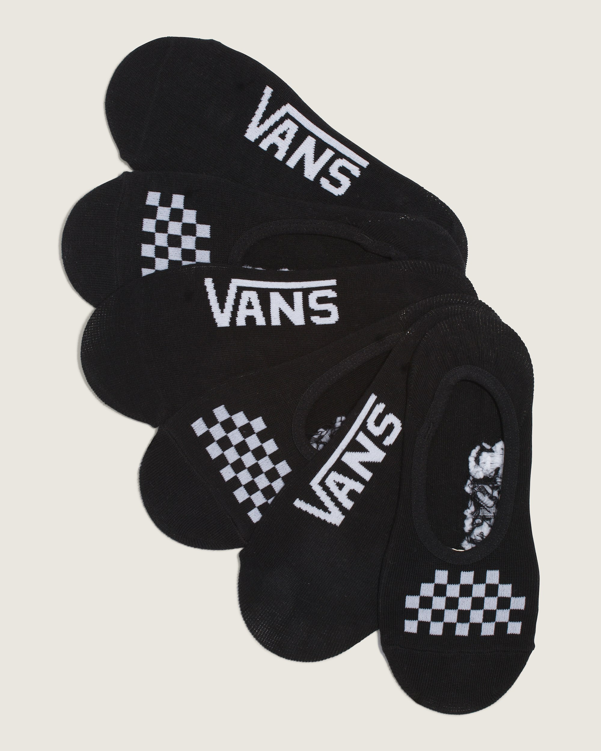 Classic Canoodle Socks 3Pack VANS Black  White HERO