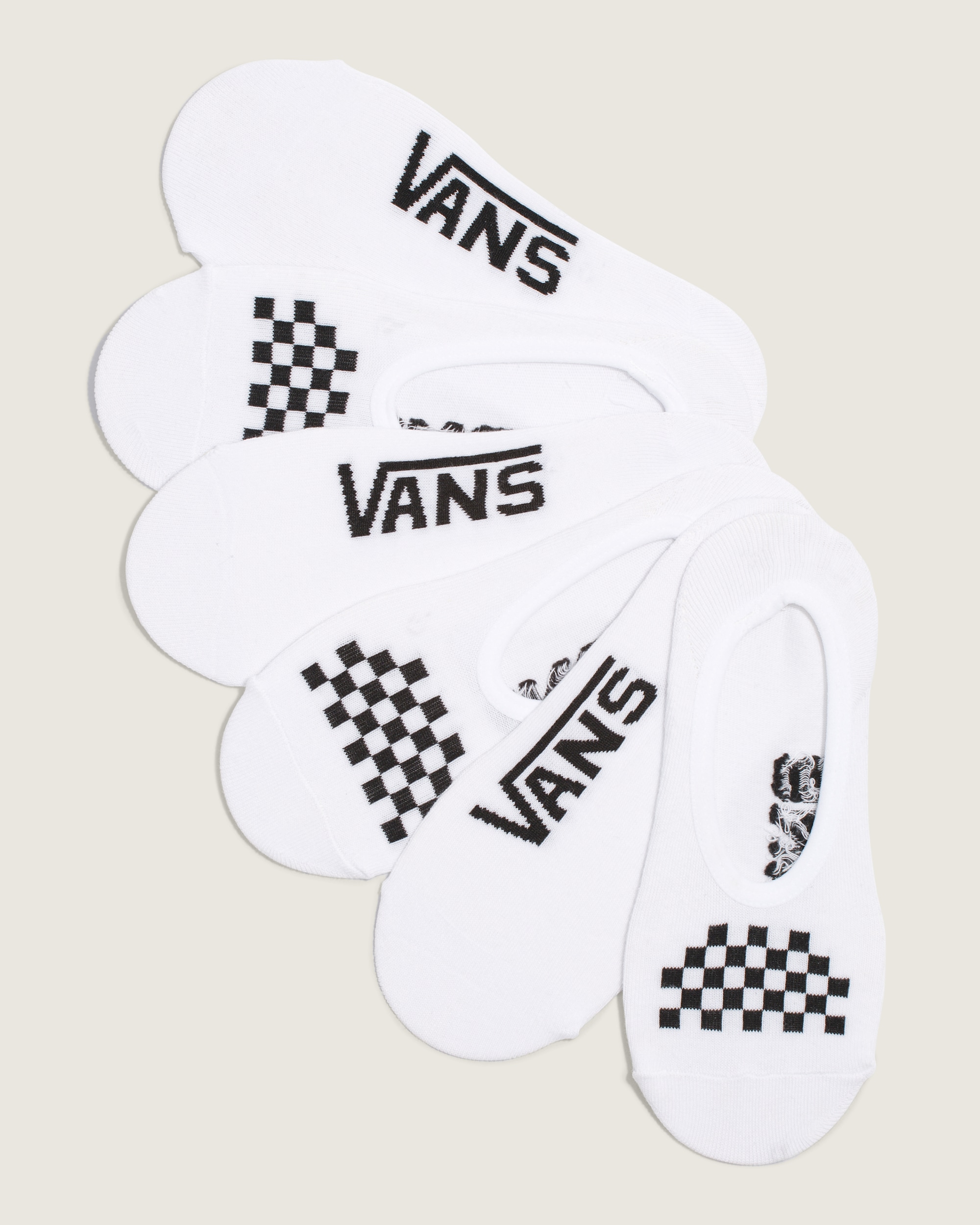 Classic Canoodle Socks 3Pack VANS White  Black HERO