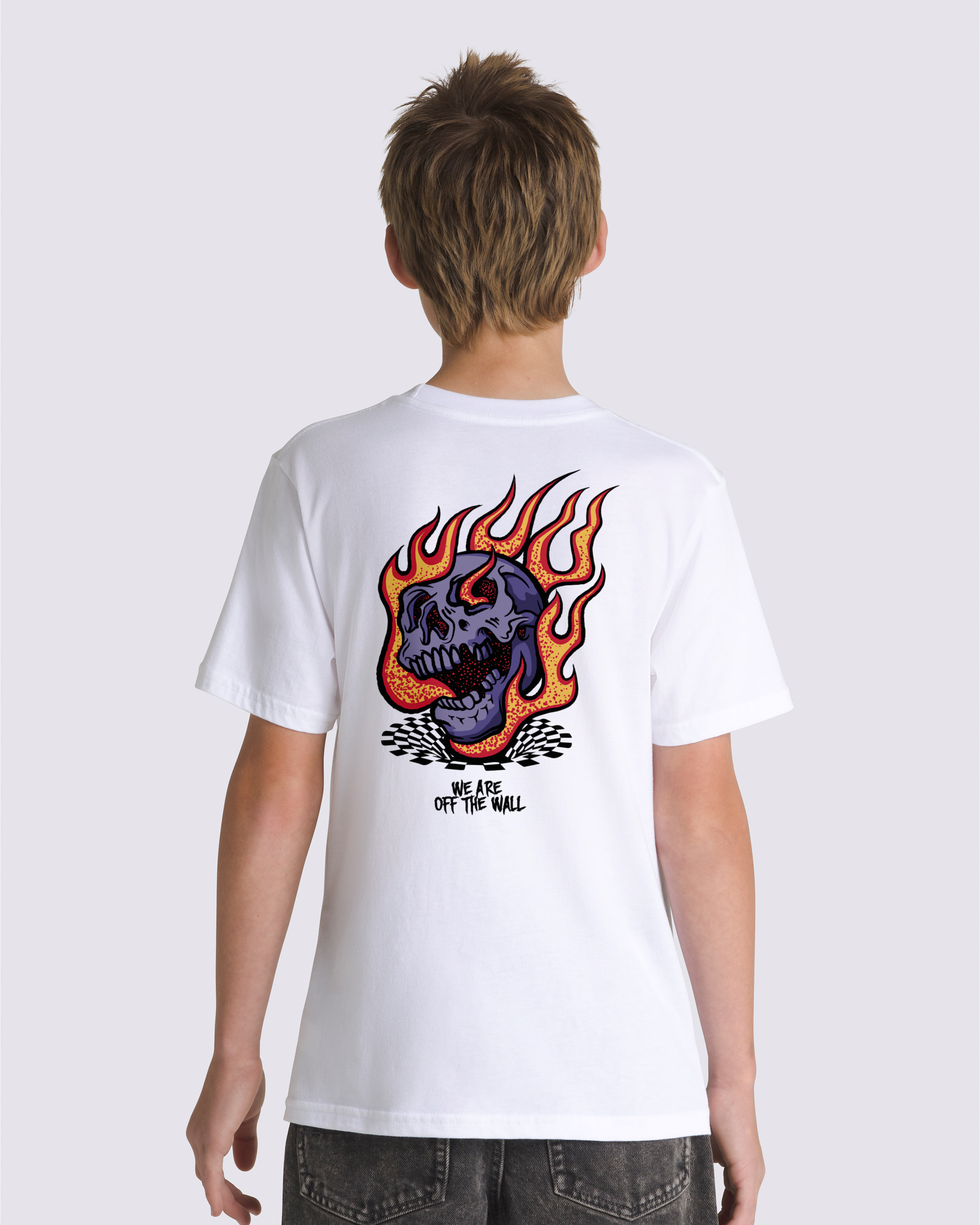 Kids Vortex TShirt VANS White ALT1