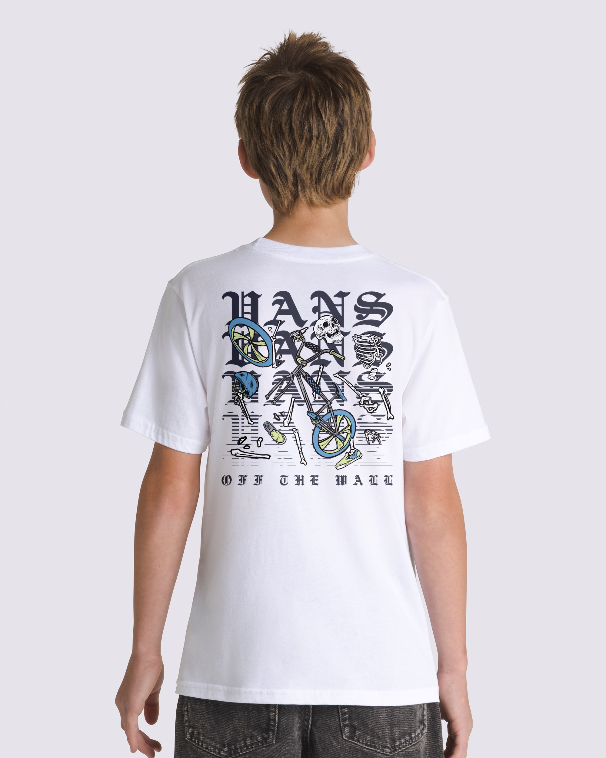 Kids Shattered TShirt VANS White ALT1
