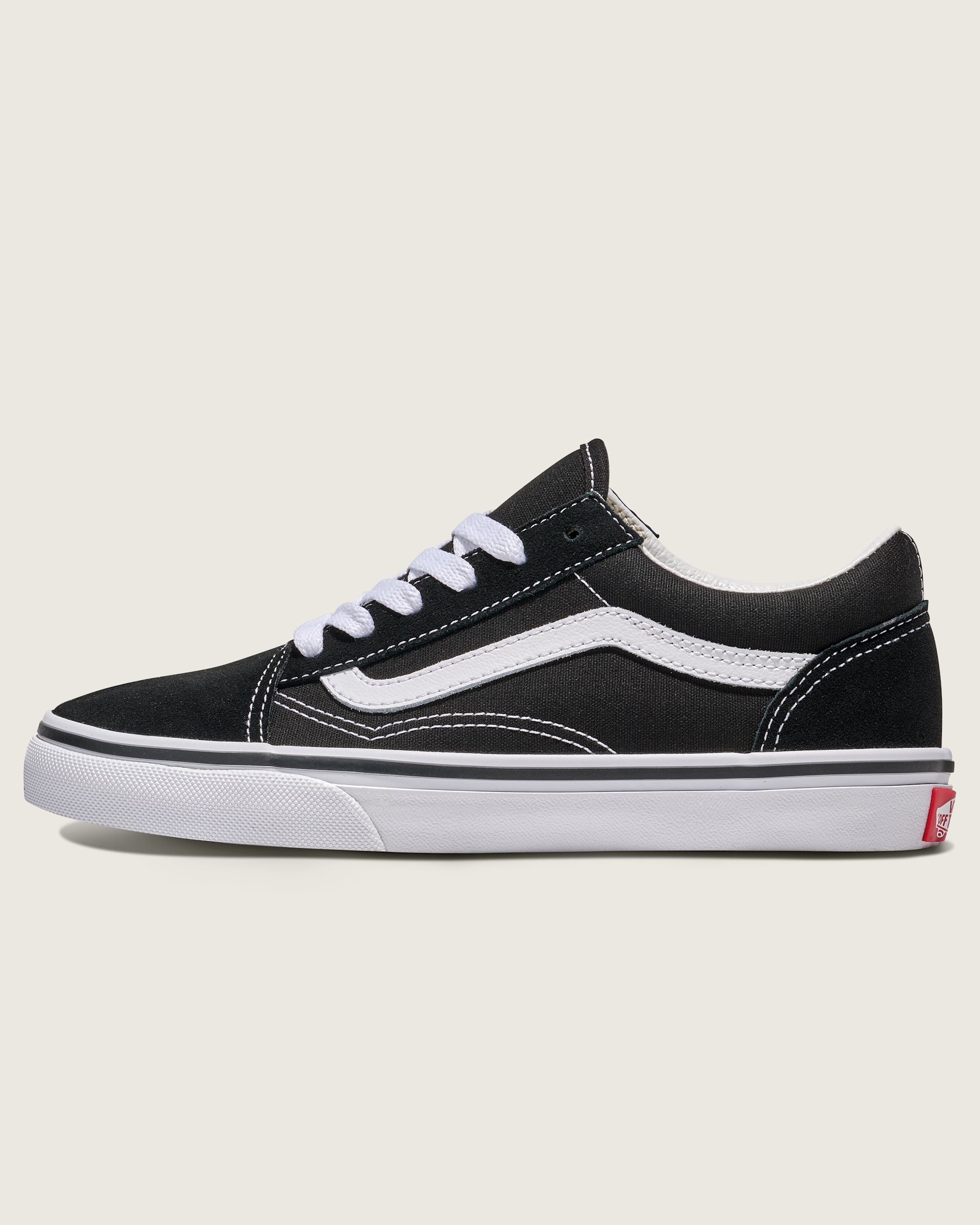 Big Kids Old Skool Shoe VANS Black  White HERO