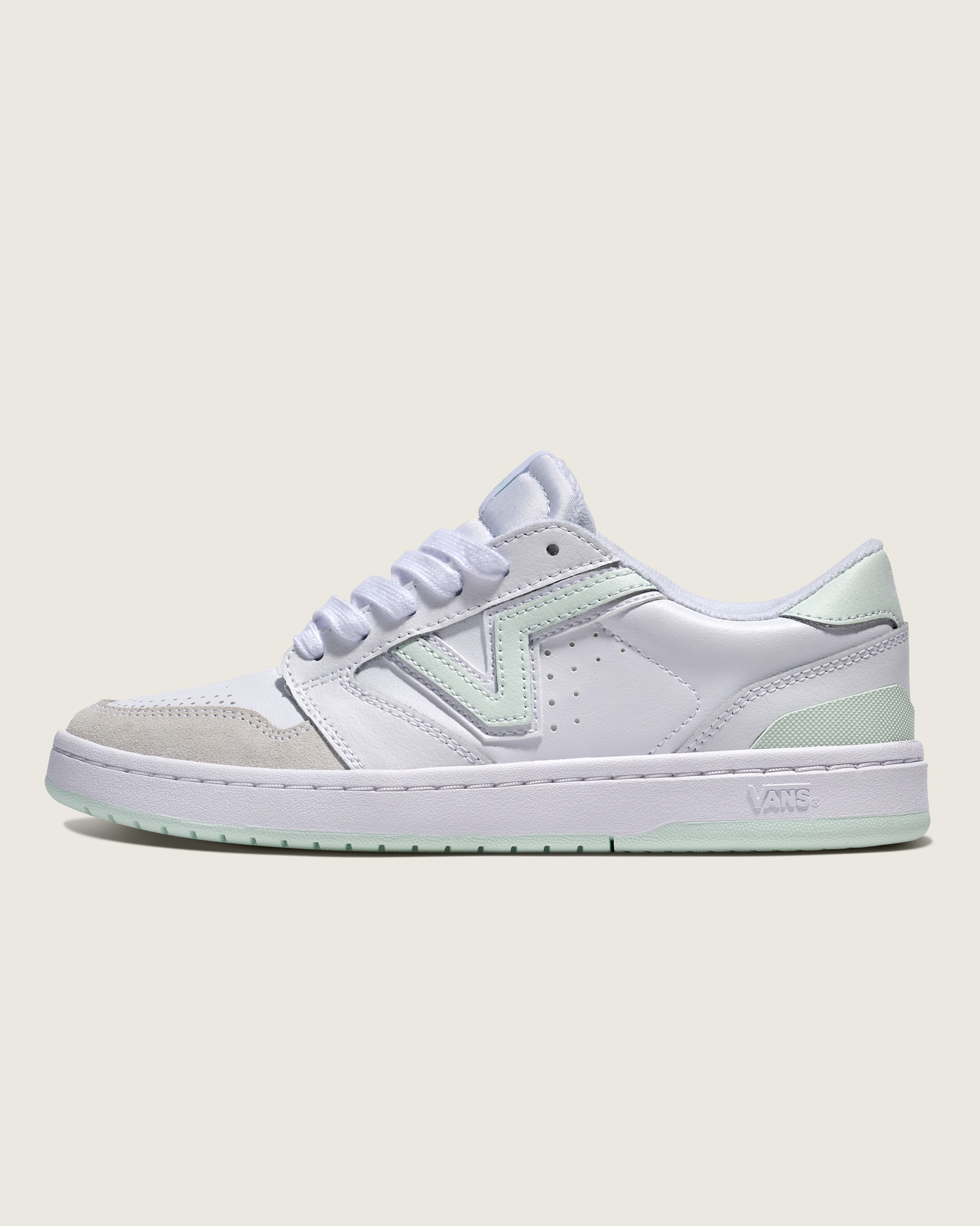 Lowland 20 Shoe VANS White  Mint Green HERO